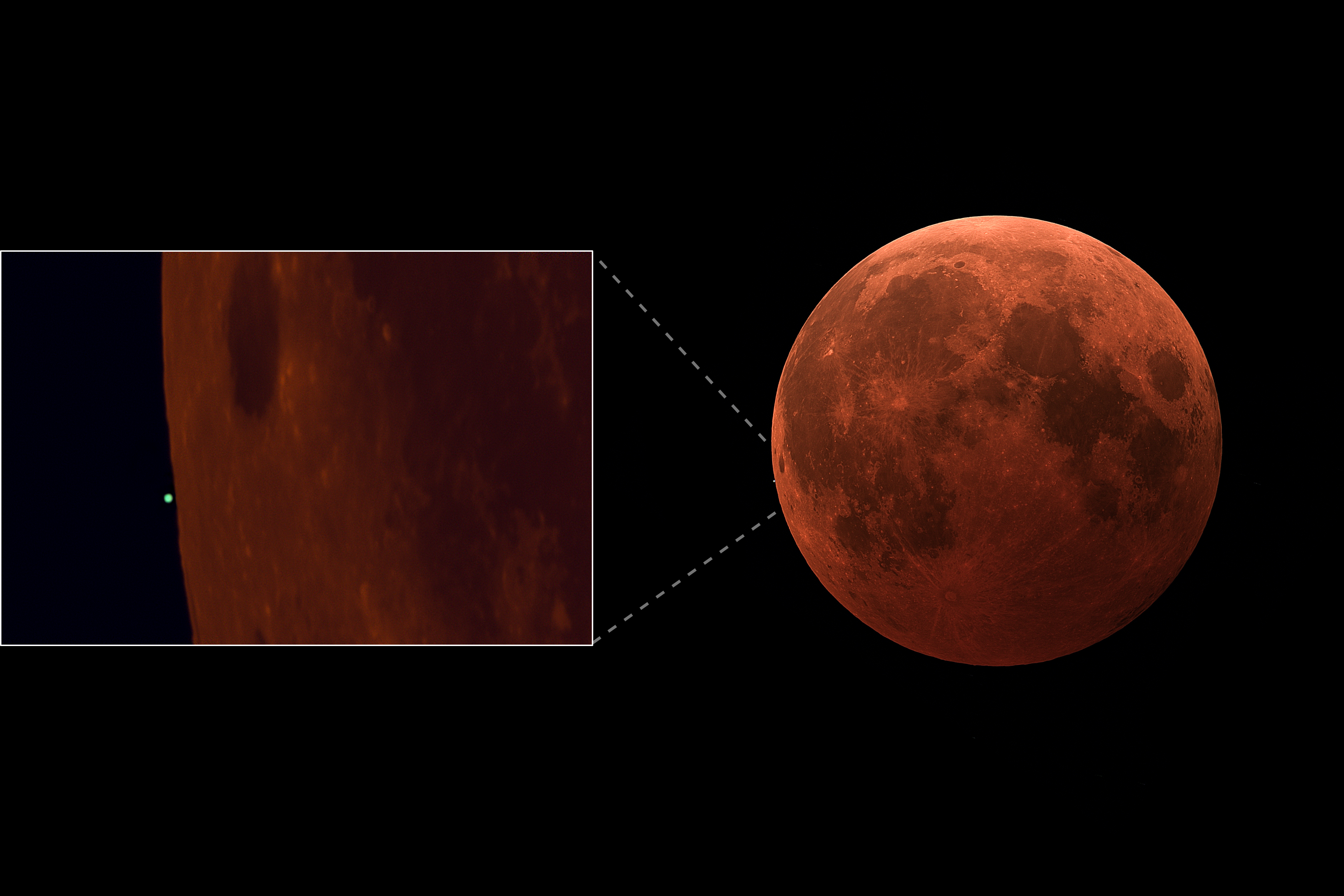 APOD: 2022 November 11 – Blood Moon, Ice Giant
