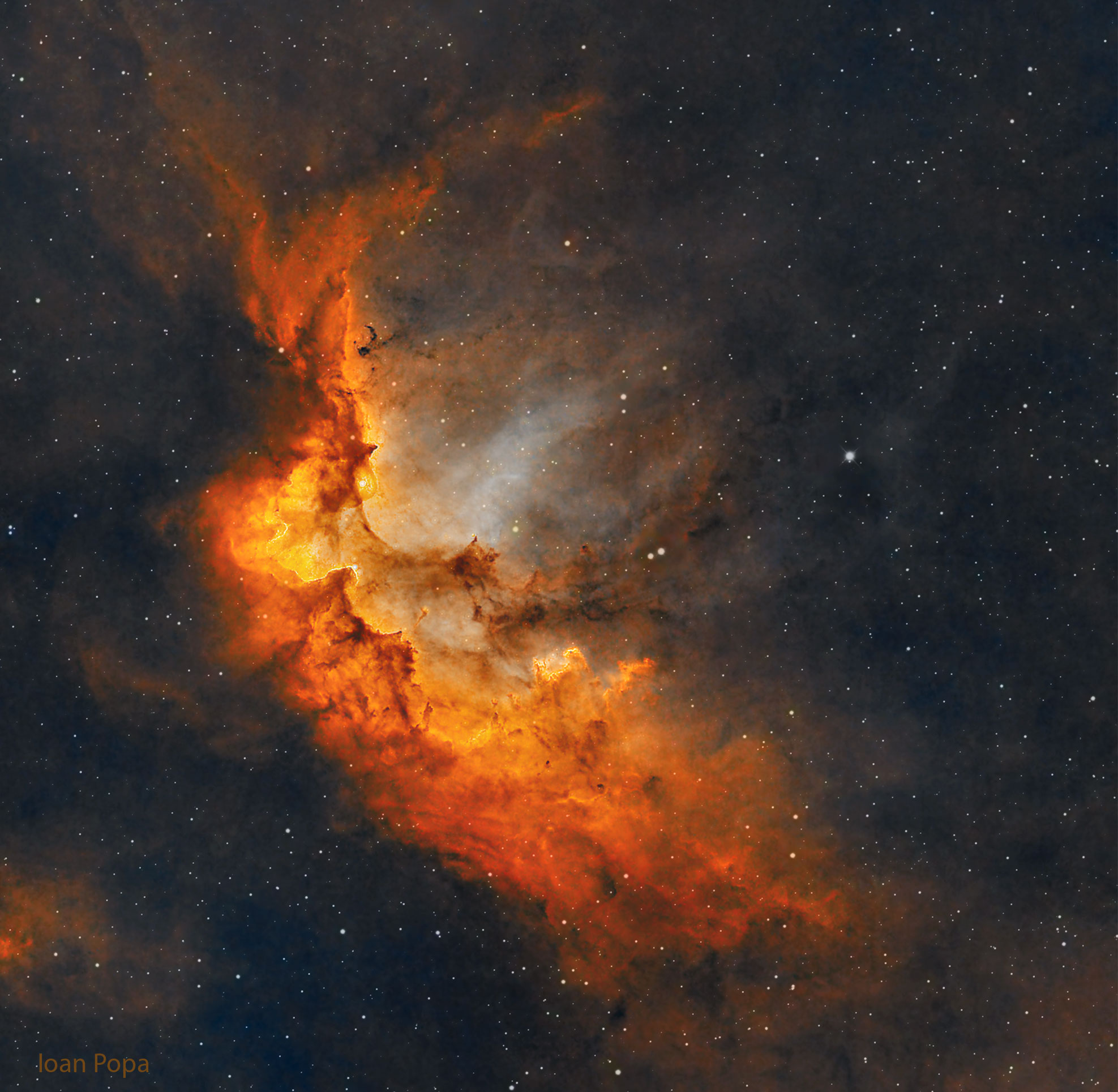 APOD: 2022 November 14 – NGC 7380: The Wizard Nebula