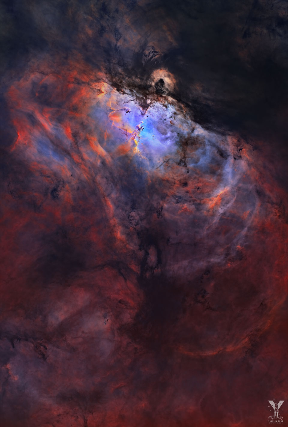 APOD: 2022 October 4 – Star Forming Eagle Nebula without Stars