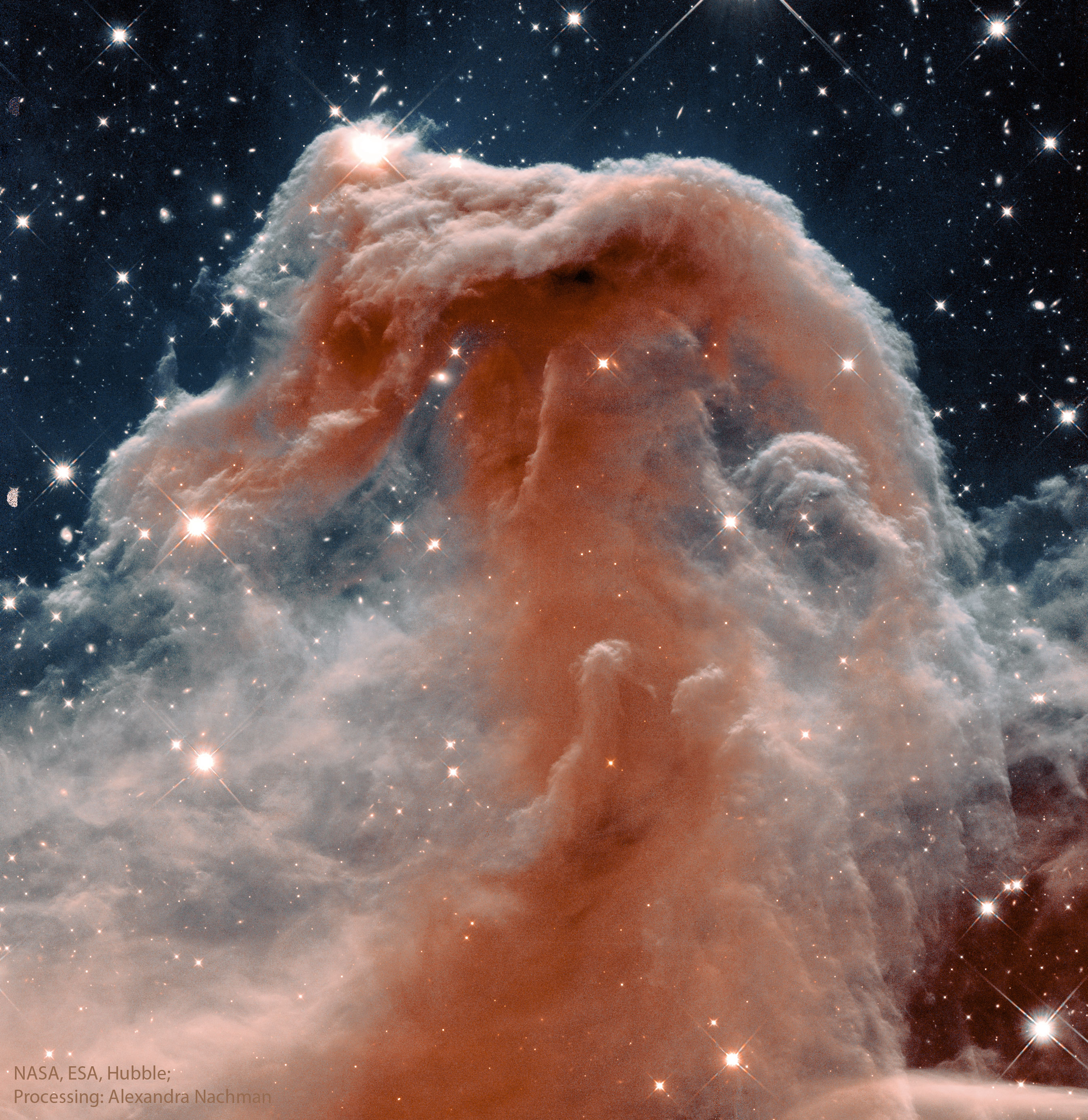 APOD: 2022 September 21 – The Horsehead Nebula in Infrared from Hubble