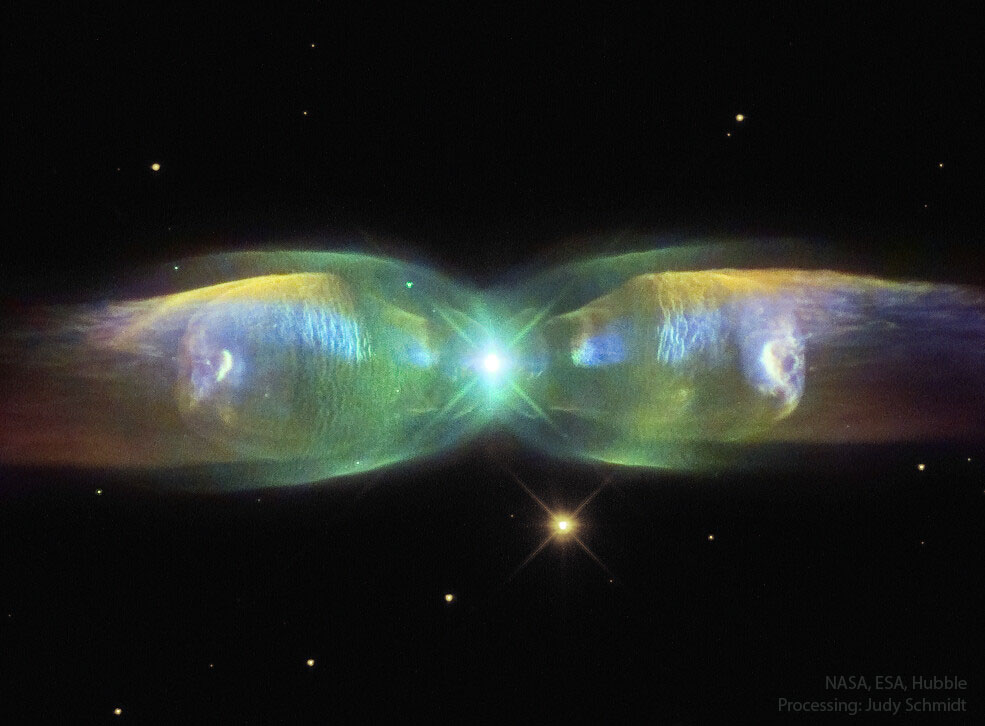APOD: 2023 April 16 – M2 9: Wings of a Butterfly Nebula