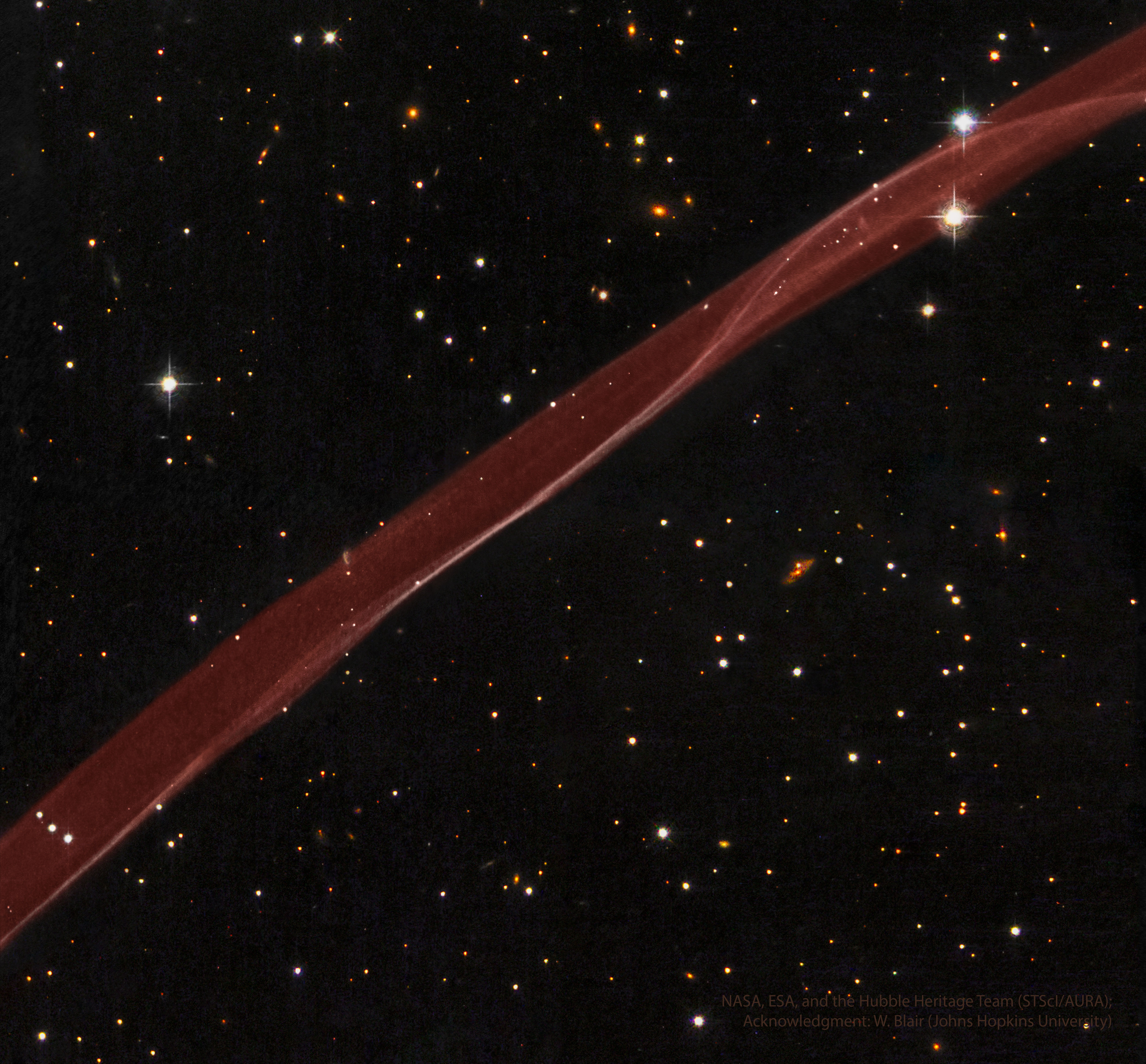 APOD: 2023 August 6 – SN 1006: A Supernova Ribbon from Hubble