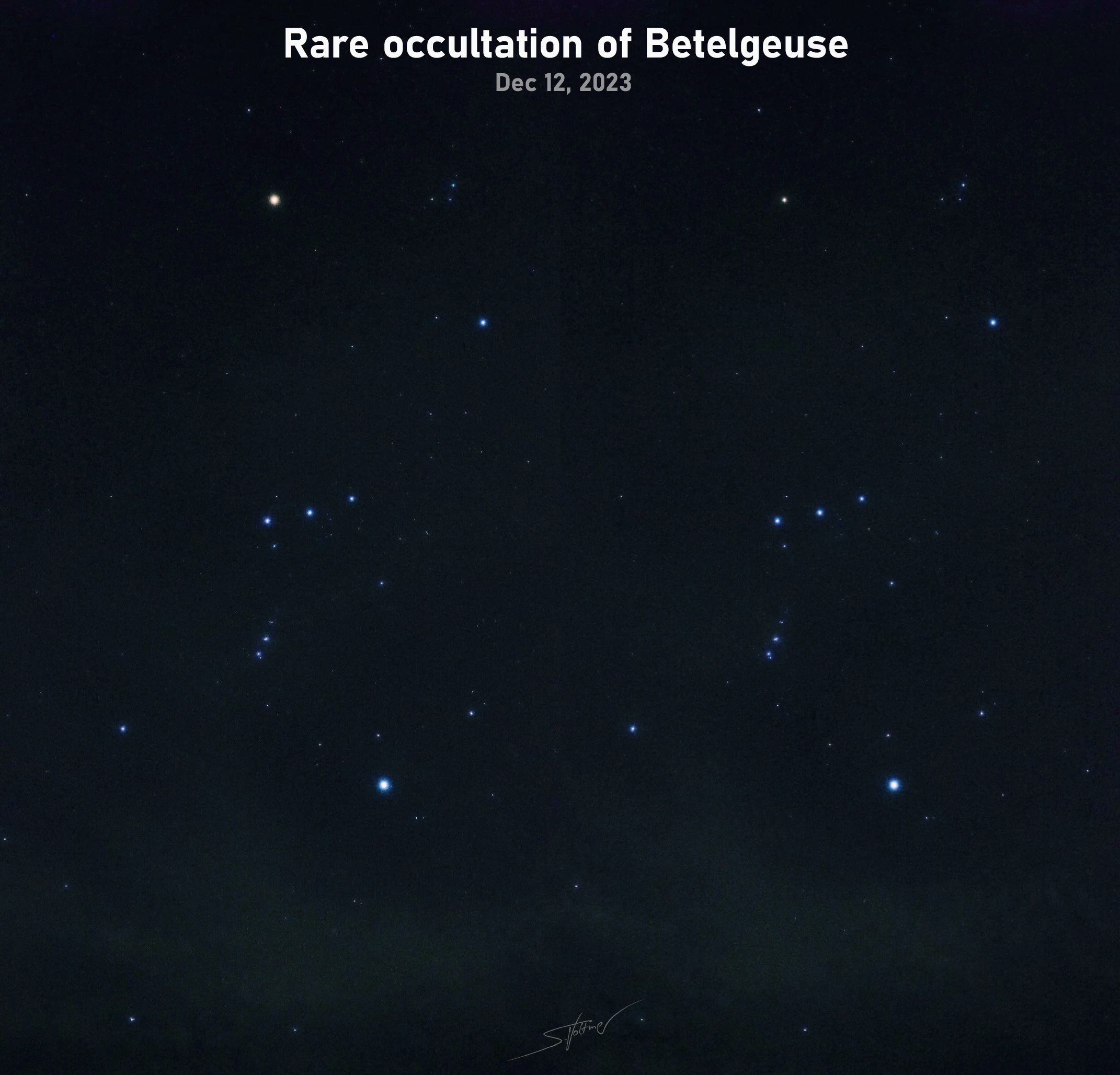 APOD: 2023 December 15 – Betelgeuse Eclipsed