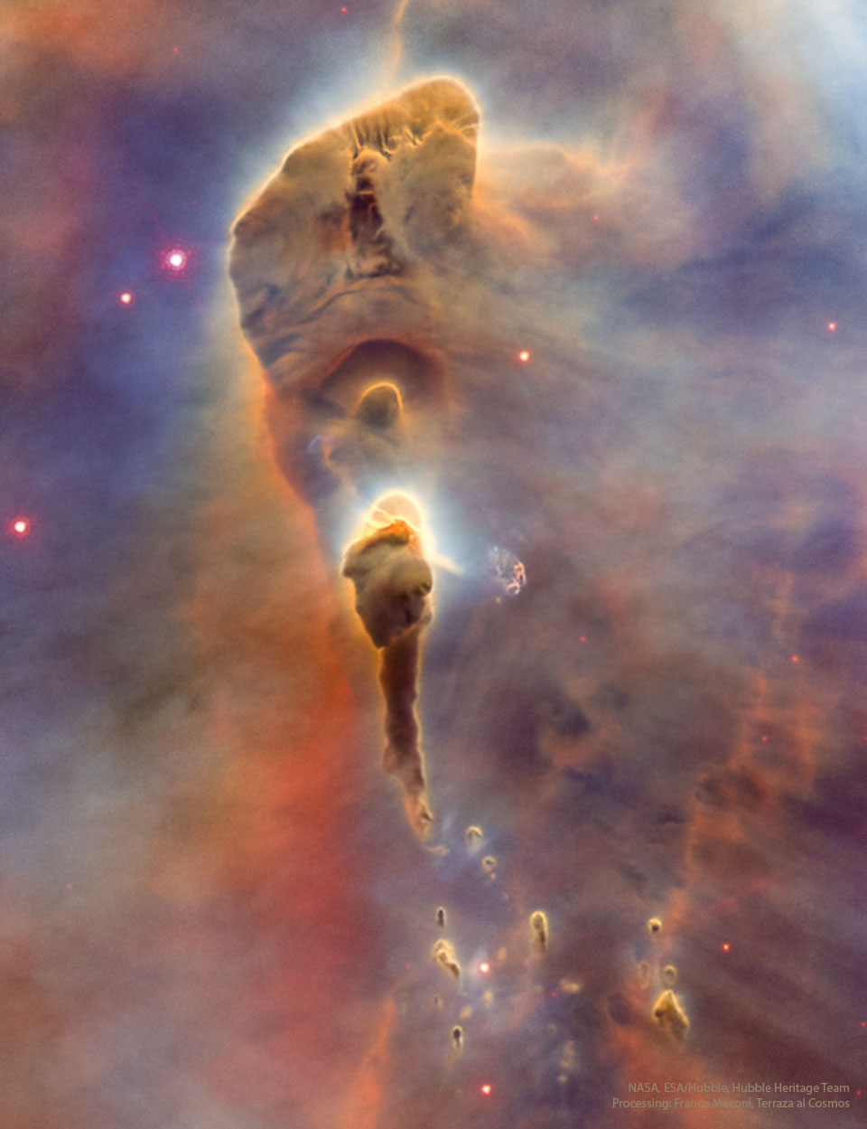 APOD: 2023 December 6 – Stars Verus Dust in the Carina Nebula