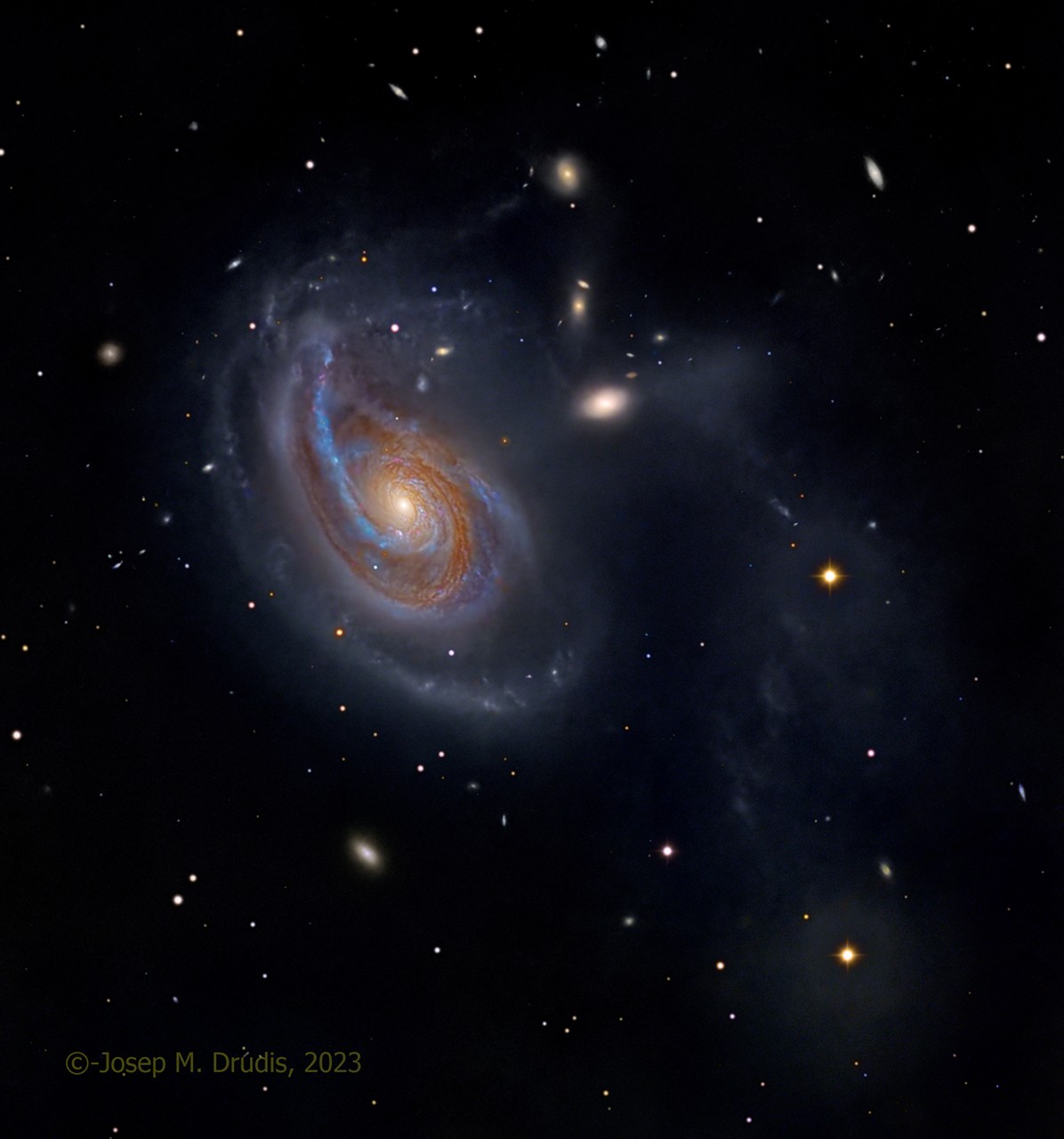 Arp 78: Peculiar Galaxy in Aries — APOD for 2023-02-23