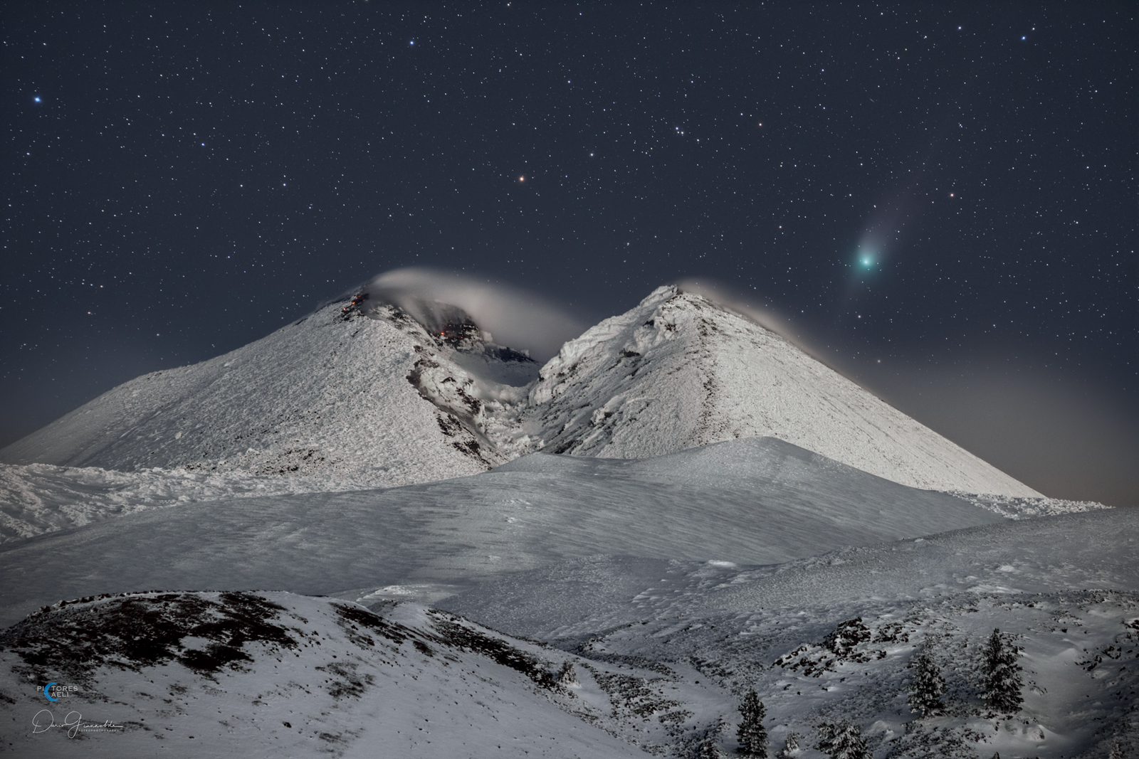 APOD: 2023 January 28 – Comet ZTF over Mount Etna