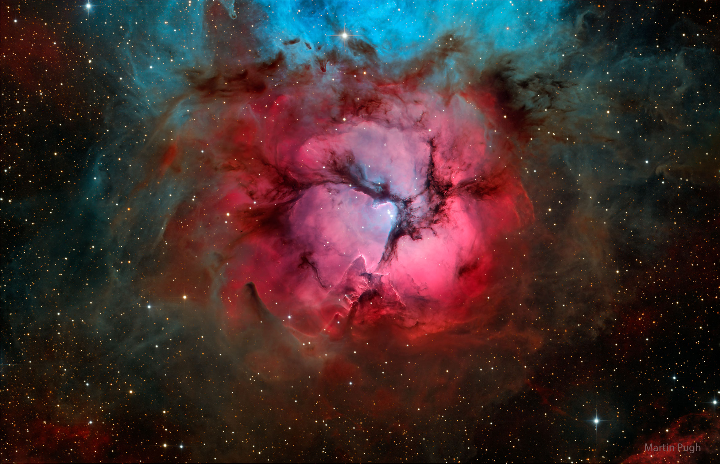 APOD: 2023 June 5 – In the Center of the Trifid Nebula