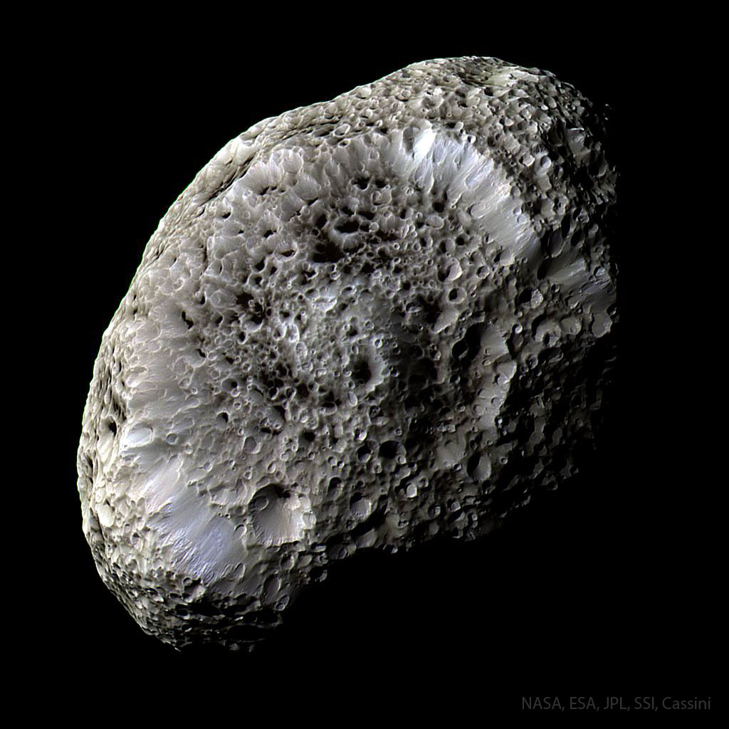 APOD: 2023 March 12 – Saturn’s Hyperion: A Moon with Odd Craters