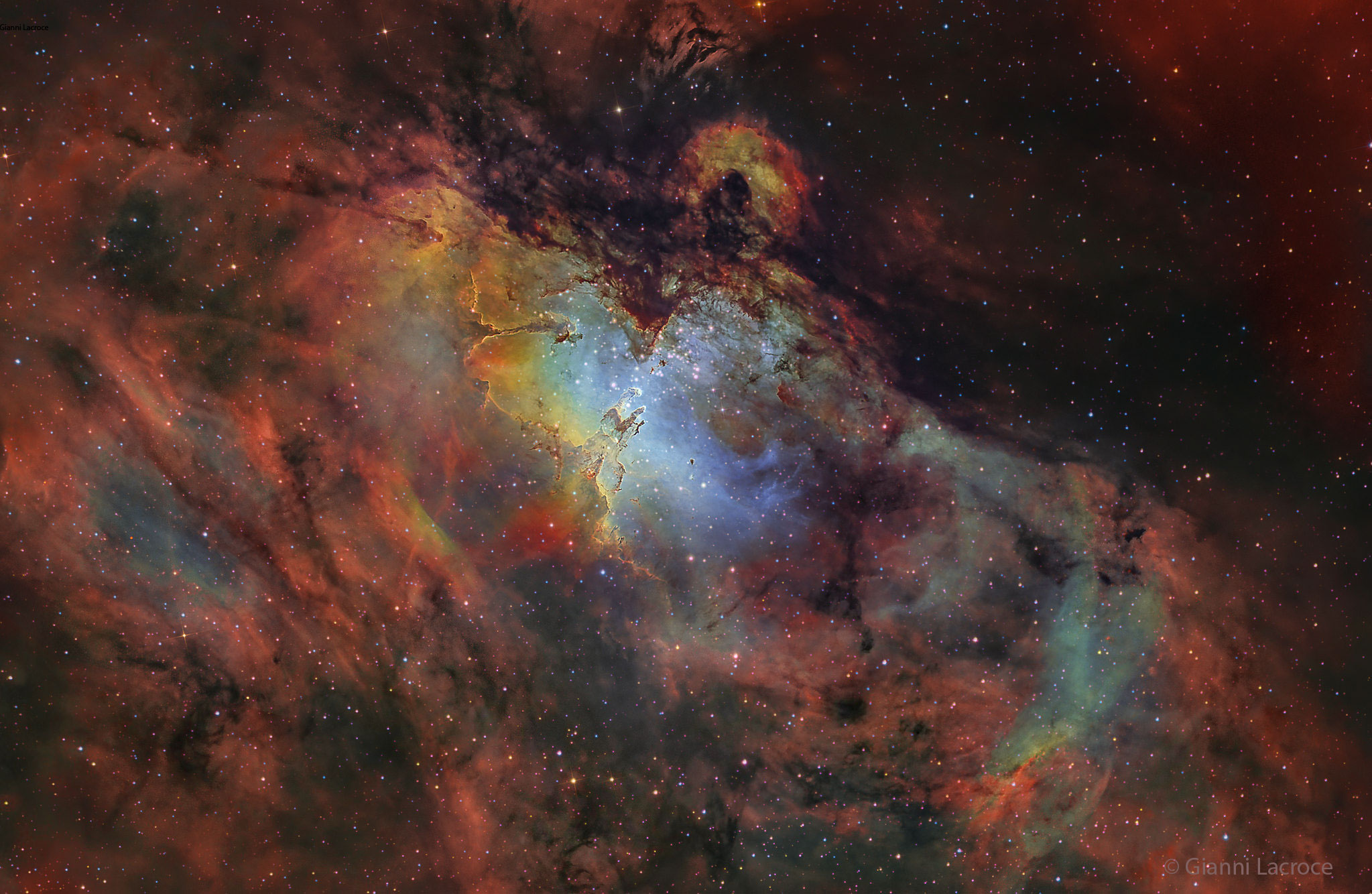 APOD: 2023 May 15 – M16: Eagle Nebula Deep Field