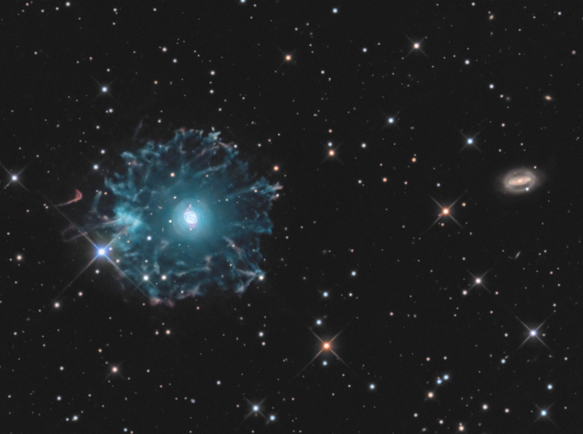 APOD: 2023 May 25 – Cat’s Eye Wide and Deep