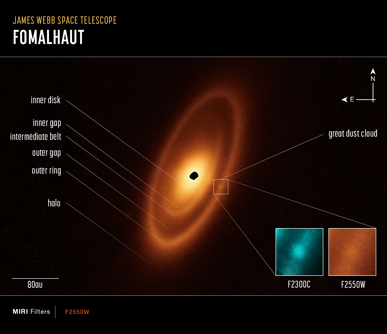APOD: 2023 May 11 – Fomalhaut’s Dusty Debris Disk