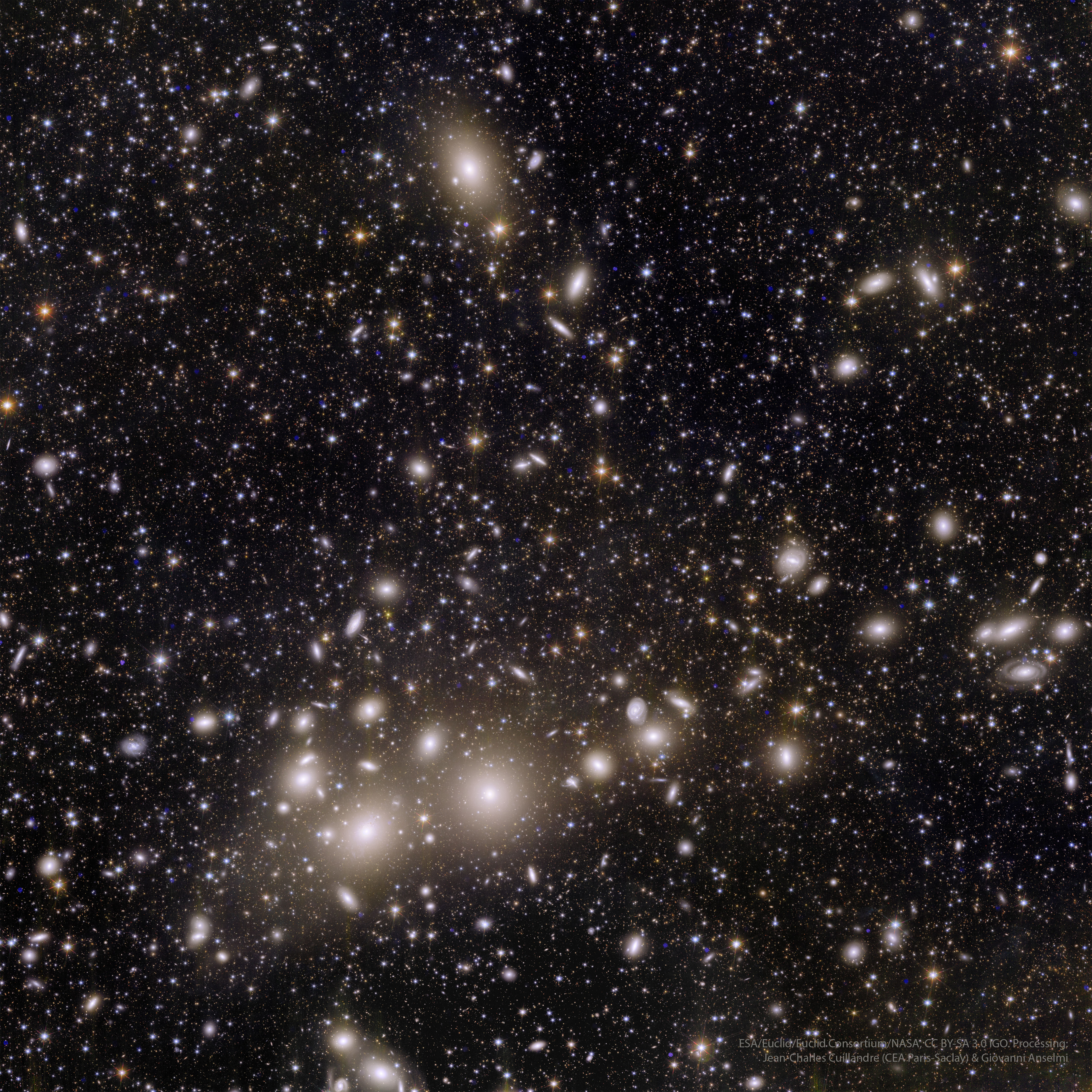 APOD: 2023 November 8 – Perseus Galaxy Cluster from Euclid