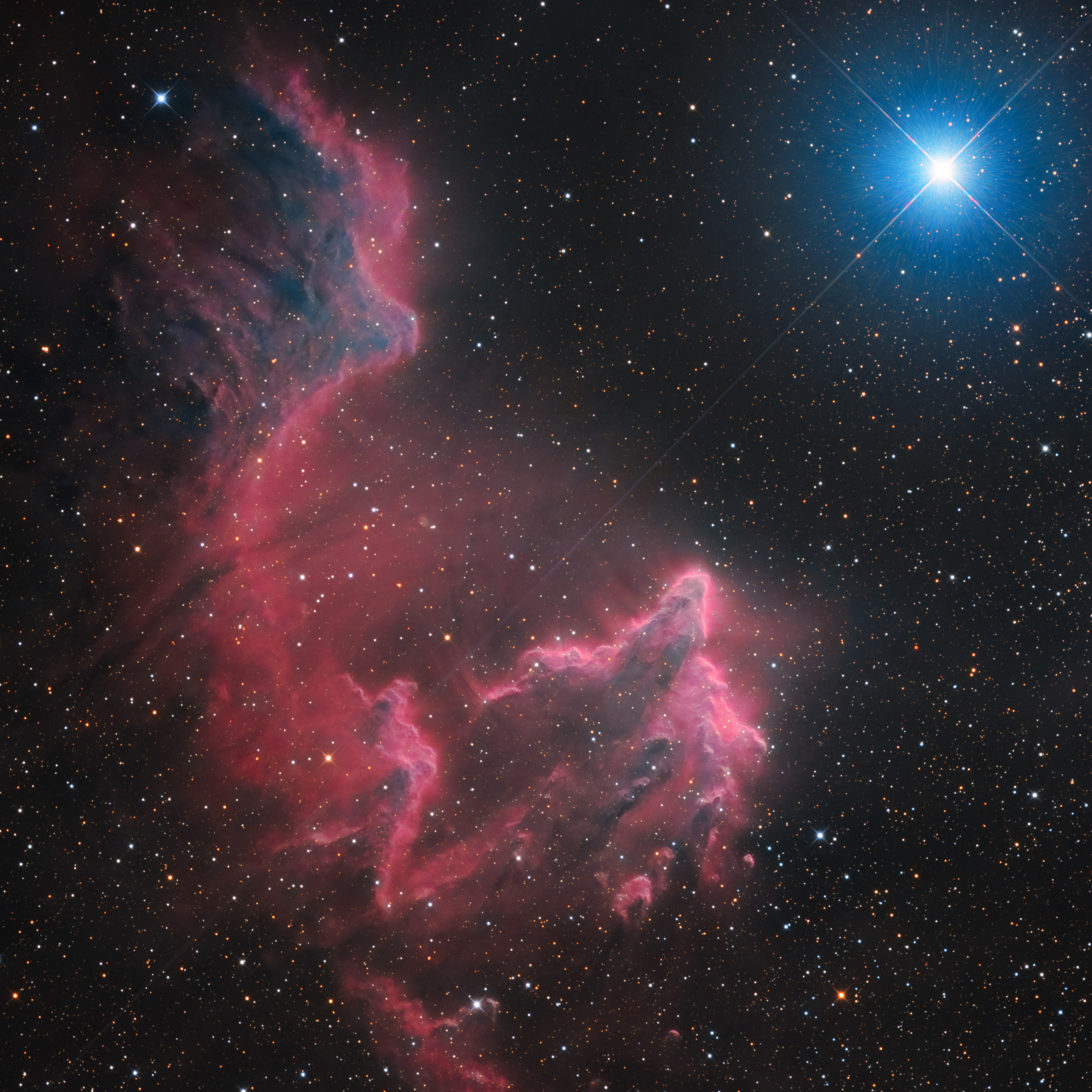 APOD: 2023 October 28 – The Ghosts of Gamma Cas