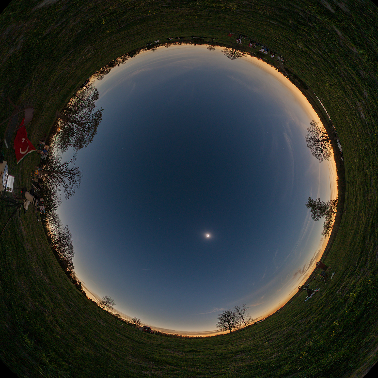 APOD: 2024 April 27 – All Sky Moon Shadow