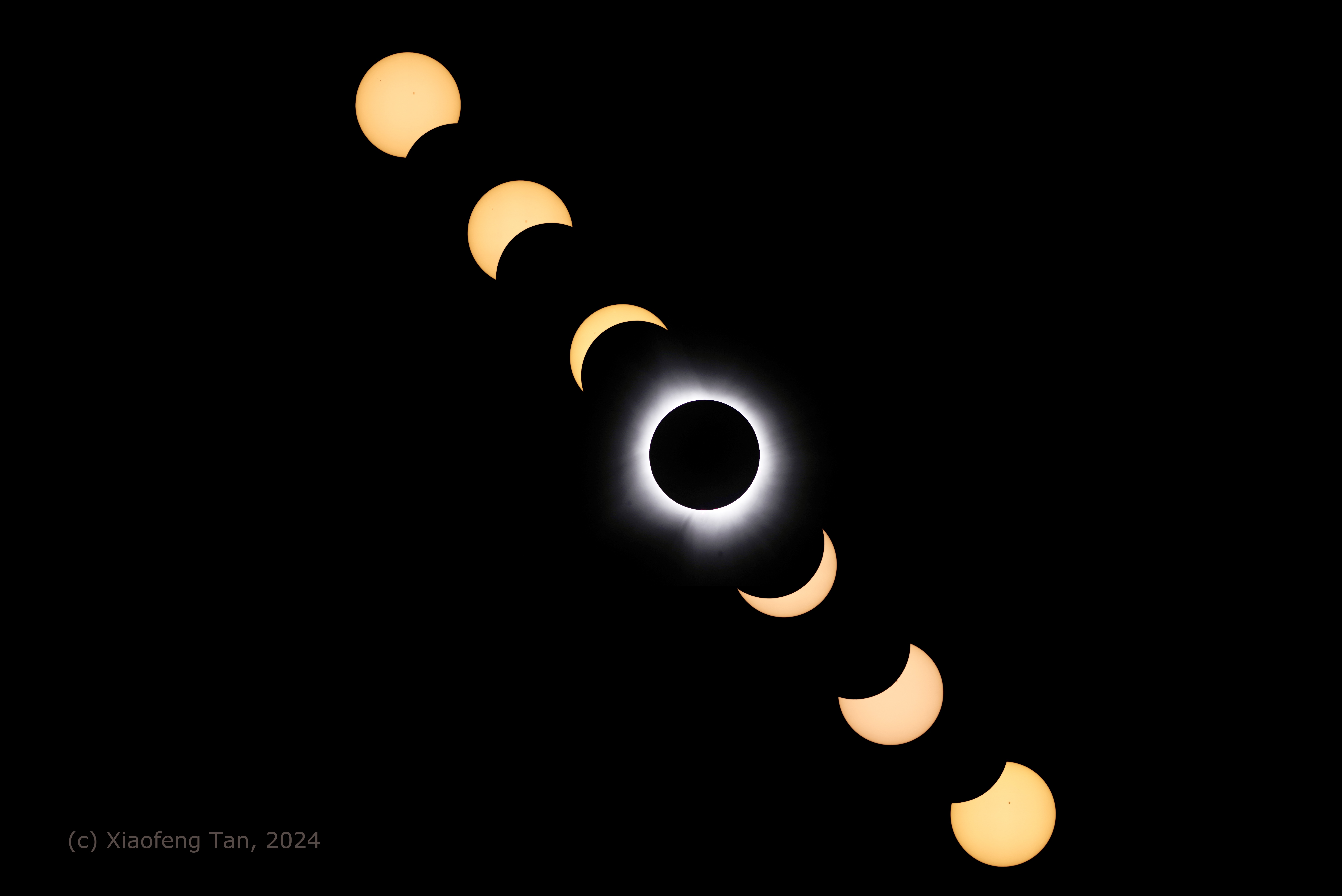 APOD: 2024 April 11 – Eclipse in Seven