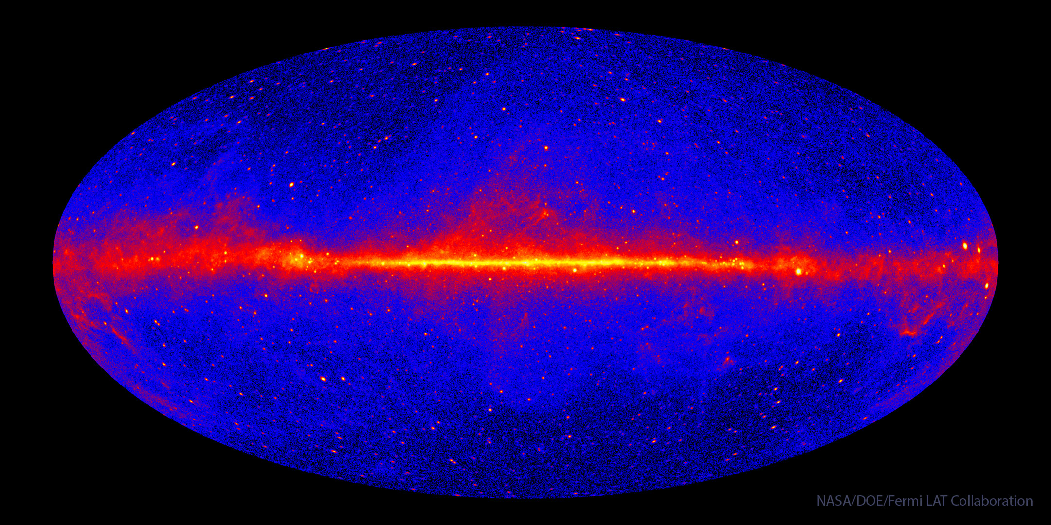 APOD: 2024 August 21 – Fermi’s 12-year All-Sky Gamma-ray Map