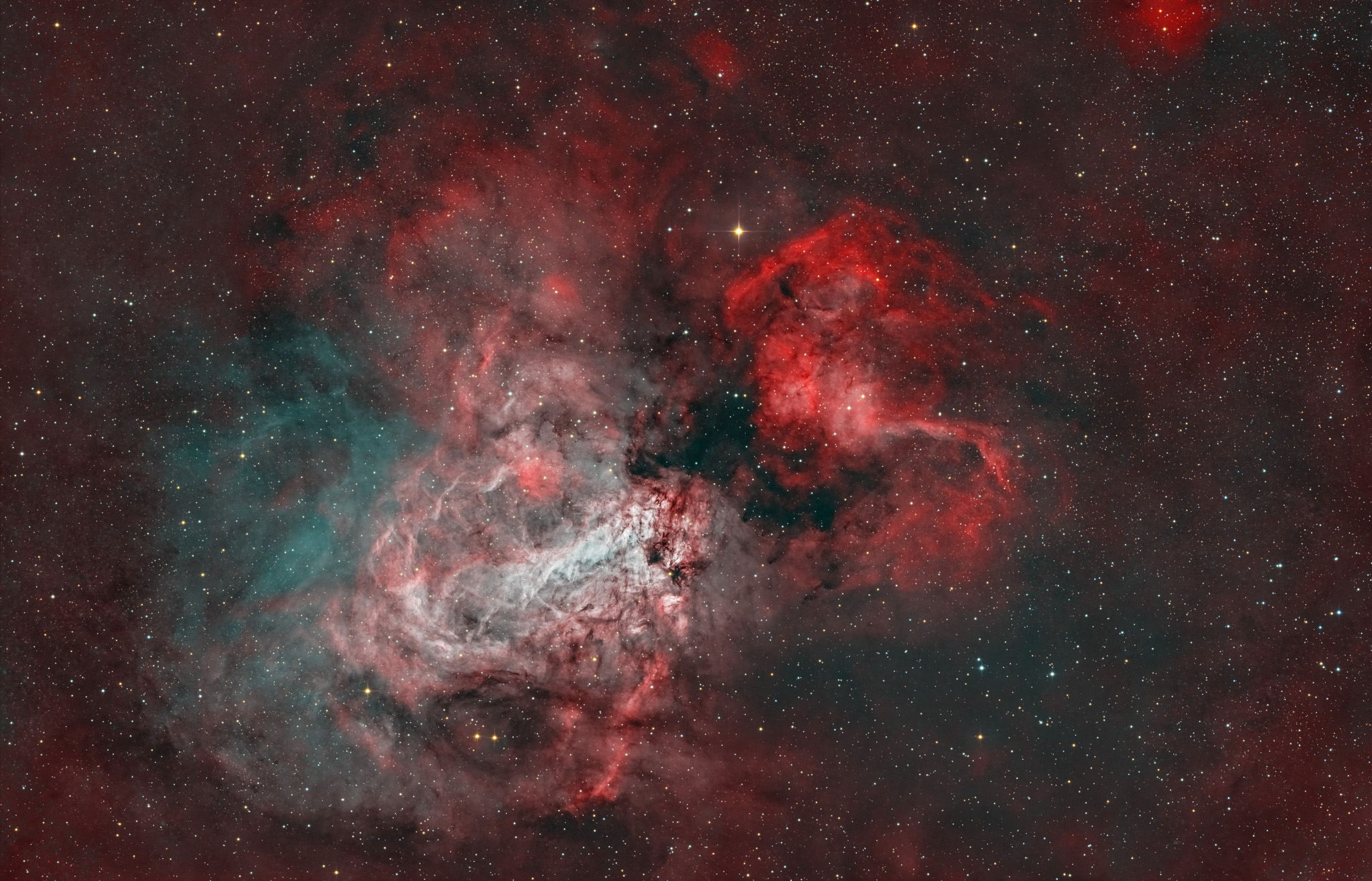 APOD: 2024 August 29 – Star Factory Messier 17