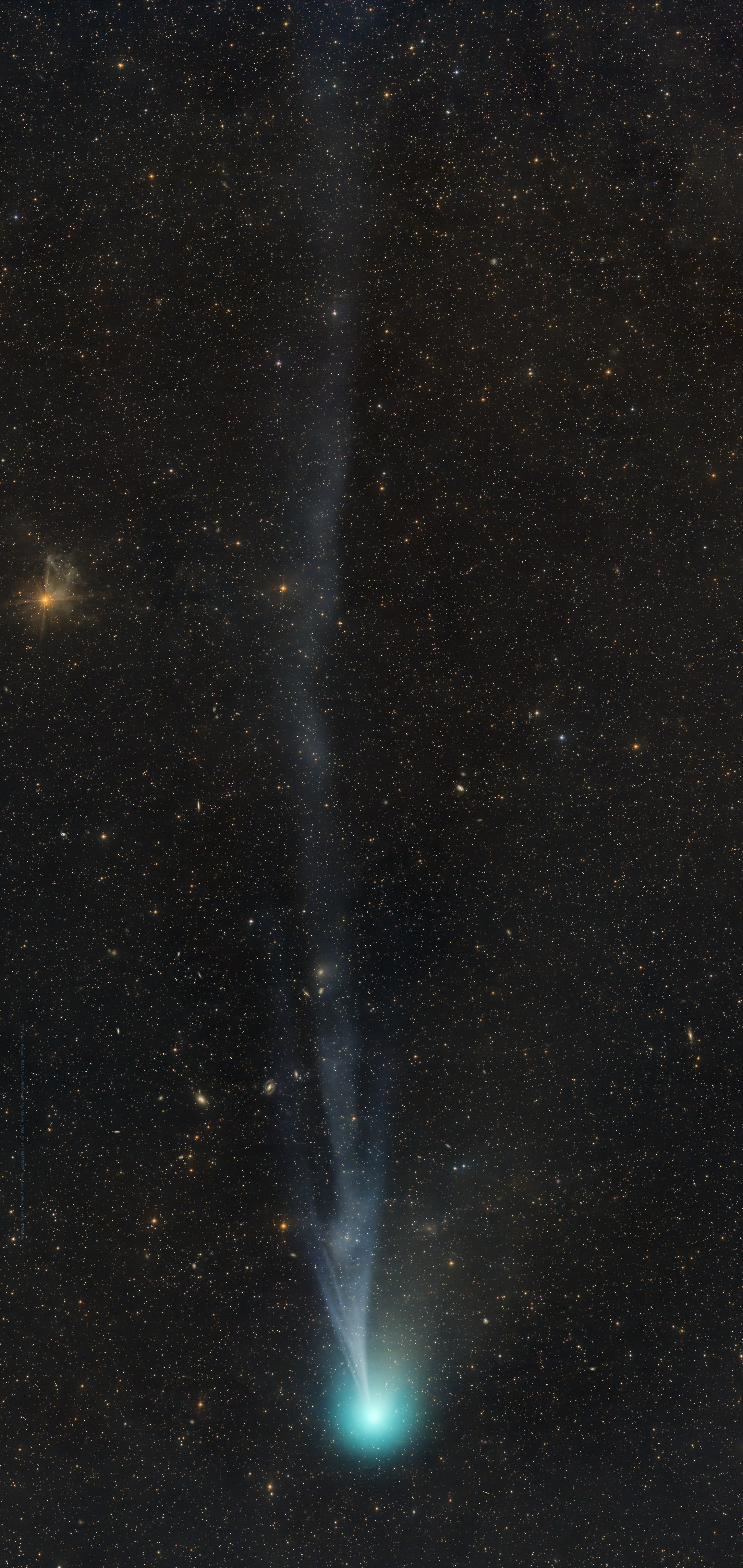 APOD: 2024 February 16 – Structure in the Tail of Comet 12P/Pons-Brooks