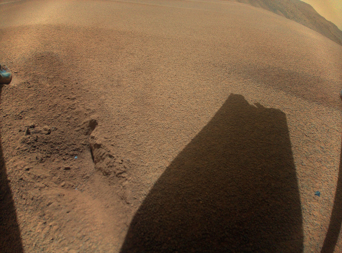 APOD: 2024 February 10 – The Shadow of Ingenuity’s Damaged Rotor Blade