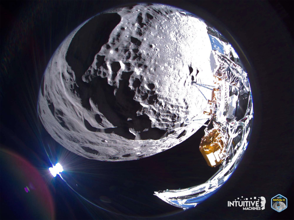 APOD: 2024 February 24 – Odysseus to the Moon