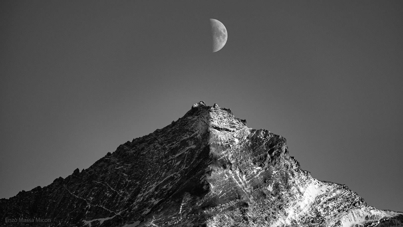 APOD: 2024 January 22 – Shadows of Mountain and Moon