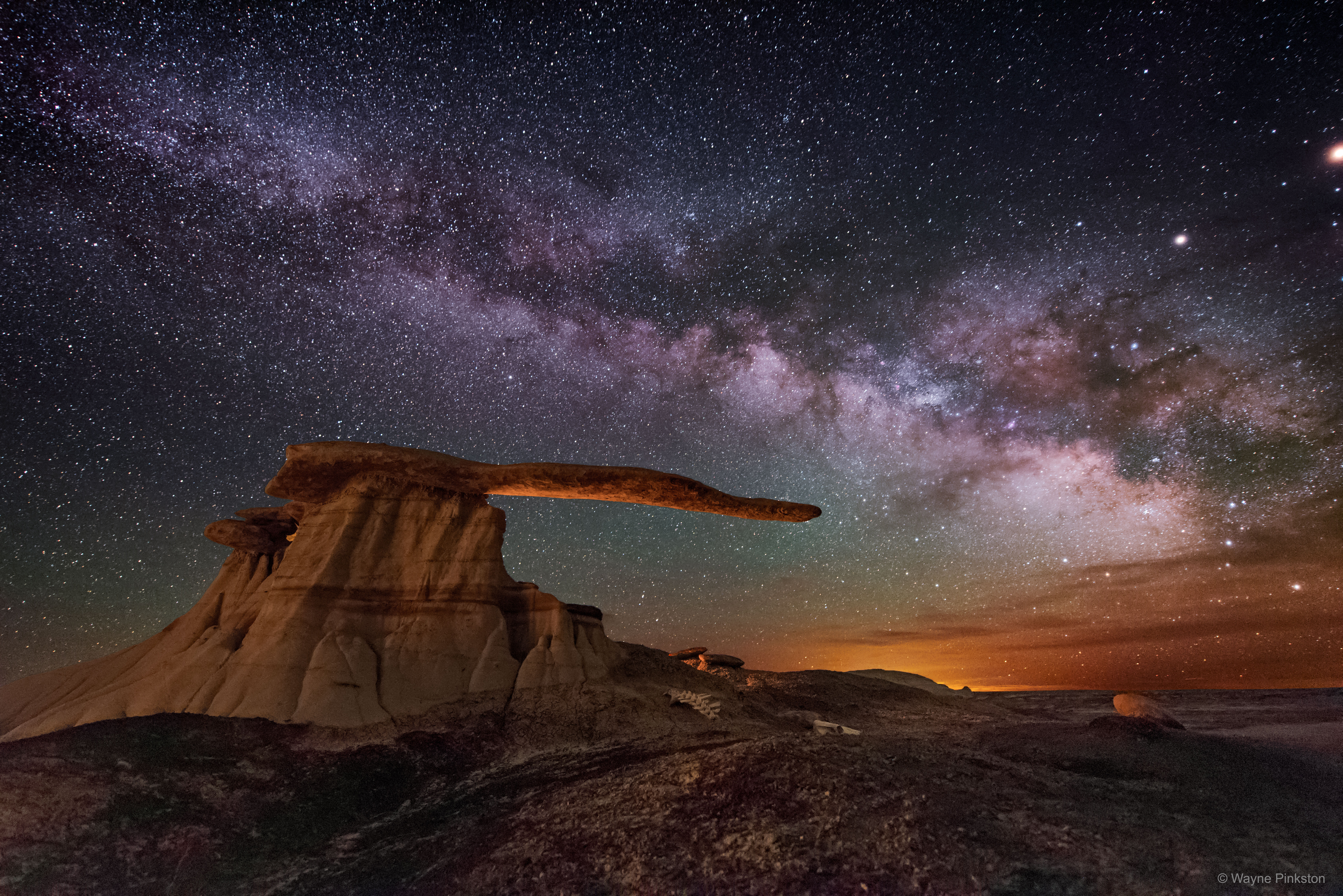 APOD: 2024 July 21 – King of Wings Hoodoo under the Milky Way