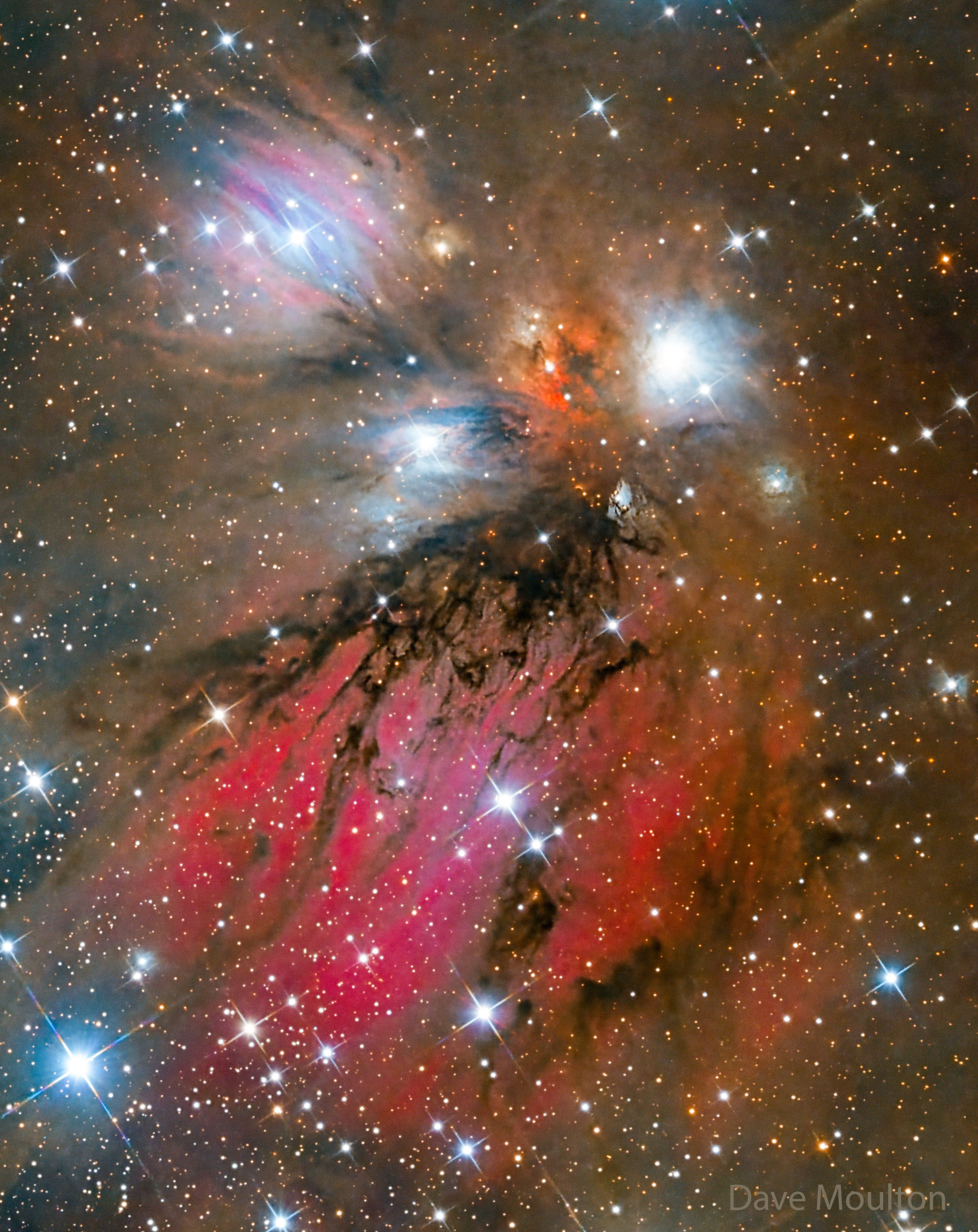 APOD: 2024 March 5 – NGC 2170: Angel Nebula Abstract Art