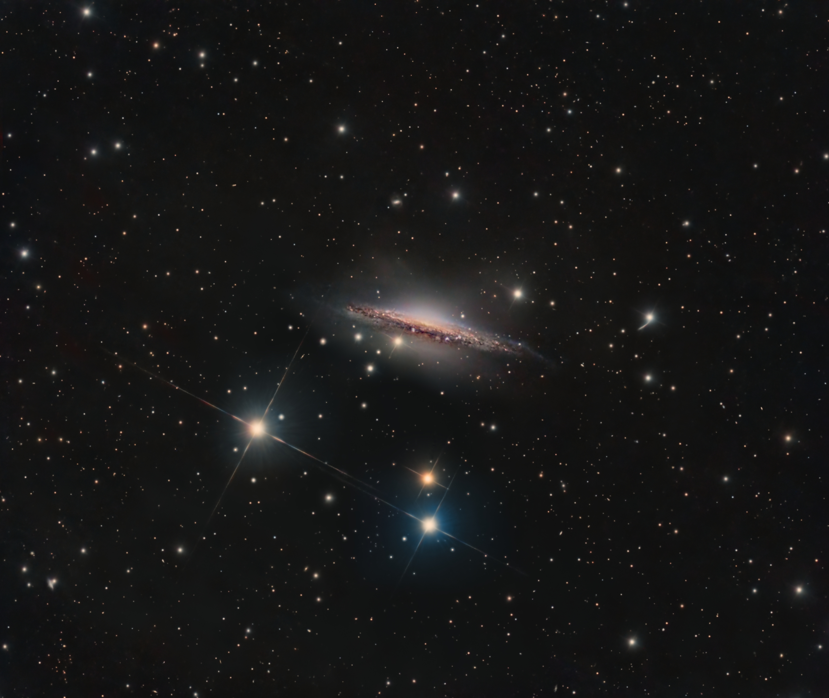 APOD: 2024 March 15 – Portrait of NGC 1055