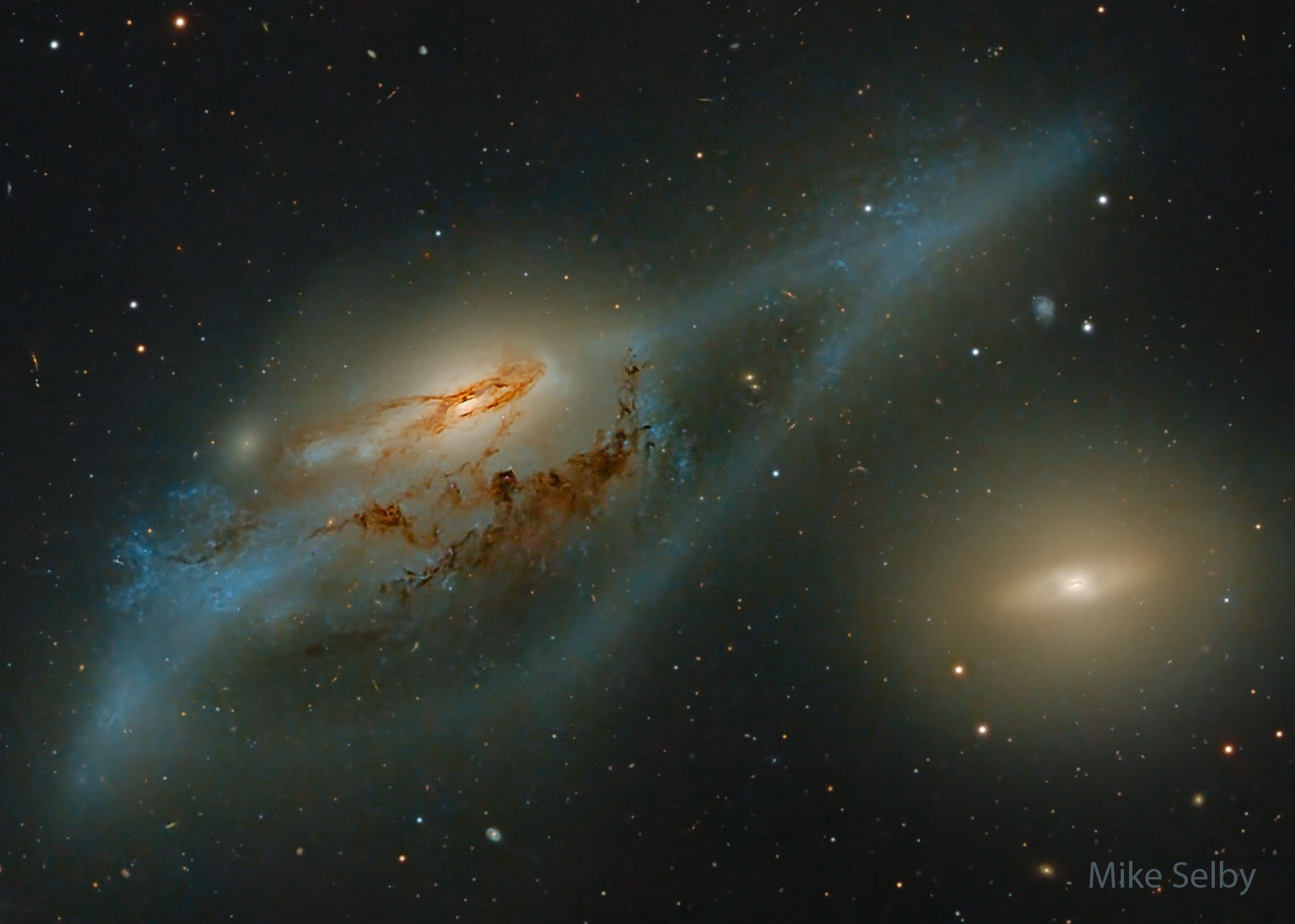 APOD: 2024 March 20 – The Eyes in Markarian’s Galaxy Chain