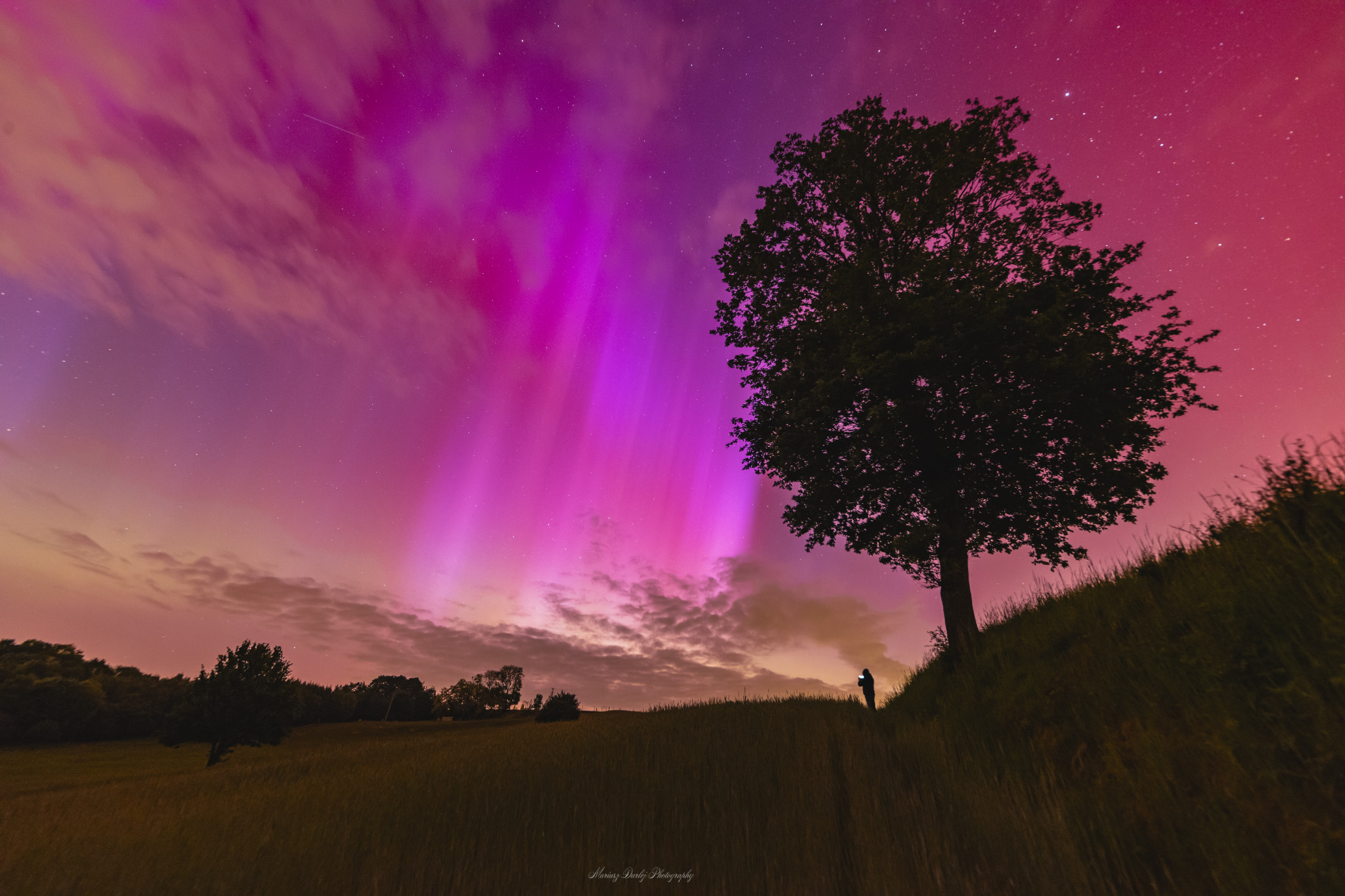 APOD: 2024 May 12 – Red Aurora over Poland