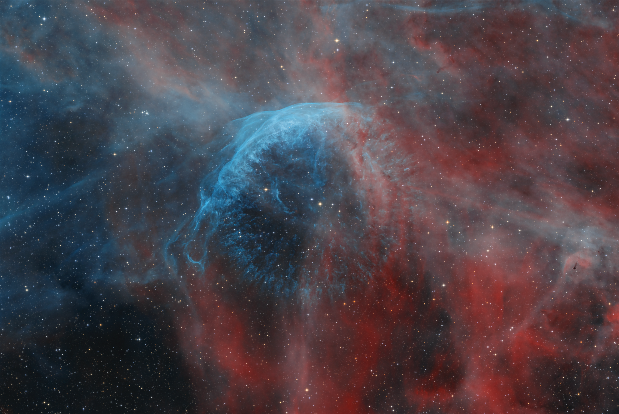 APOD: 2024 May 31 – The Nebulous Realm of WR 134