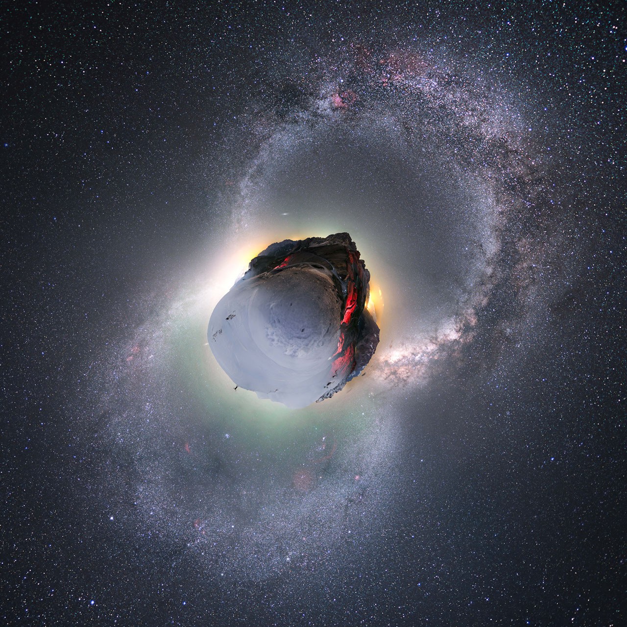 Winter and Summer on a Little Planet — APOD for 2024-11-30