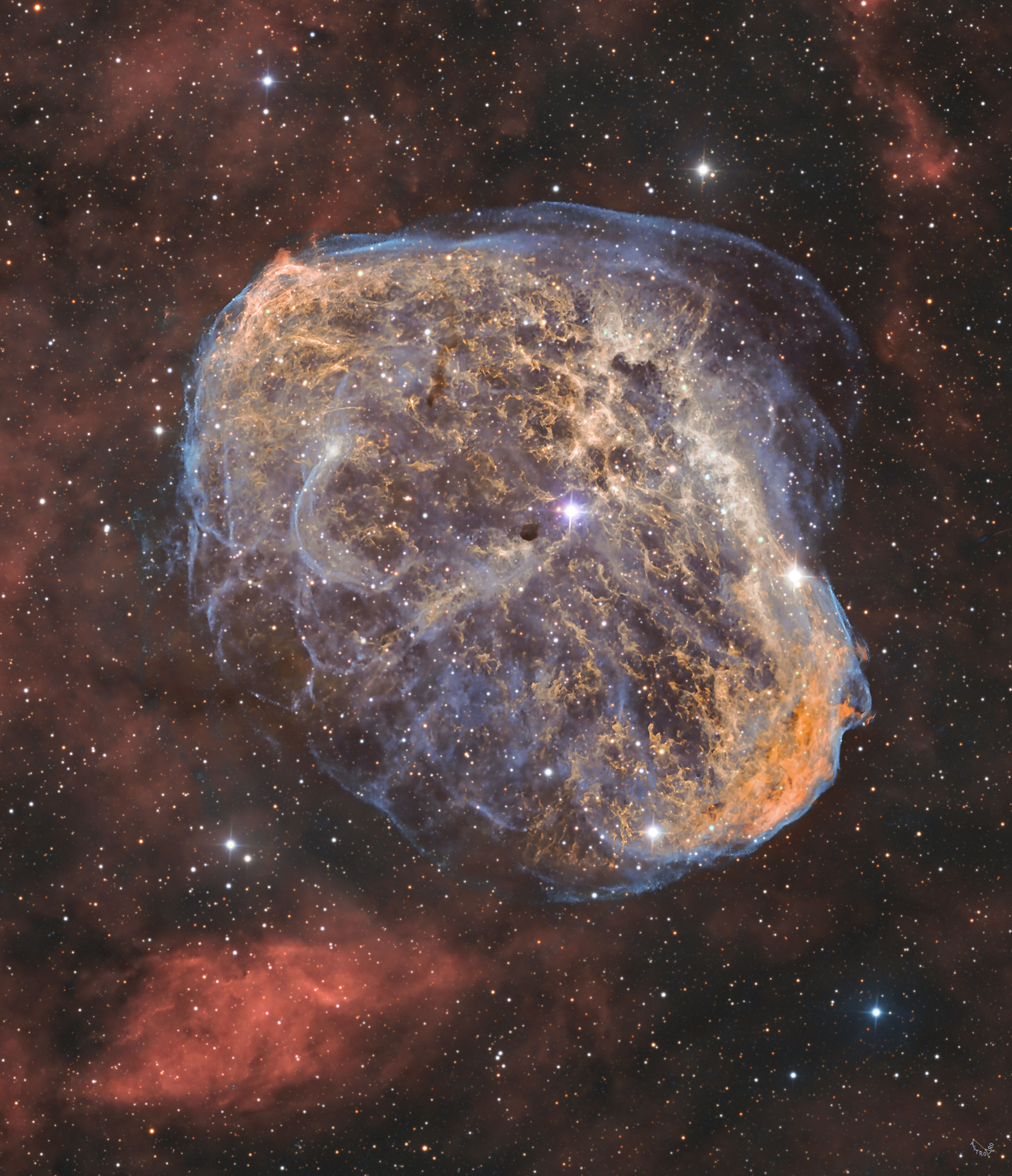APOD: 2024 November 12 – NGC 6888: The Crescent Nebula