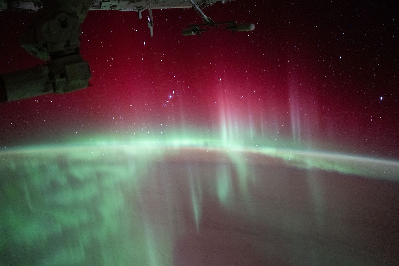 Aurora Australis and the International Space Station — APOD for 2024-09-13