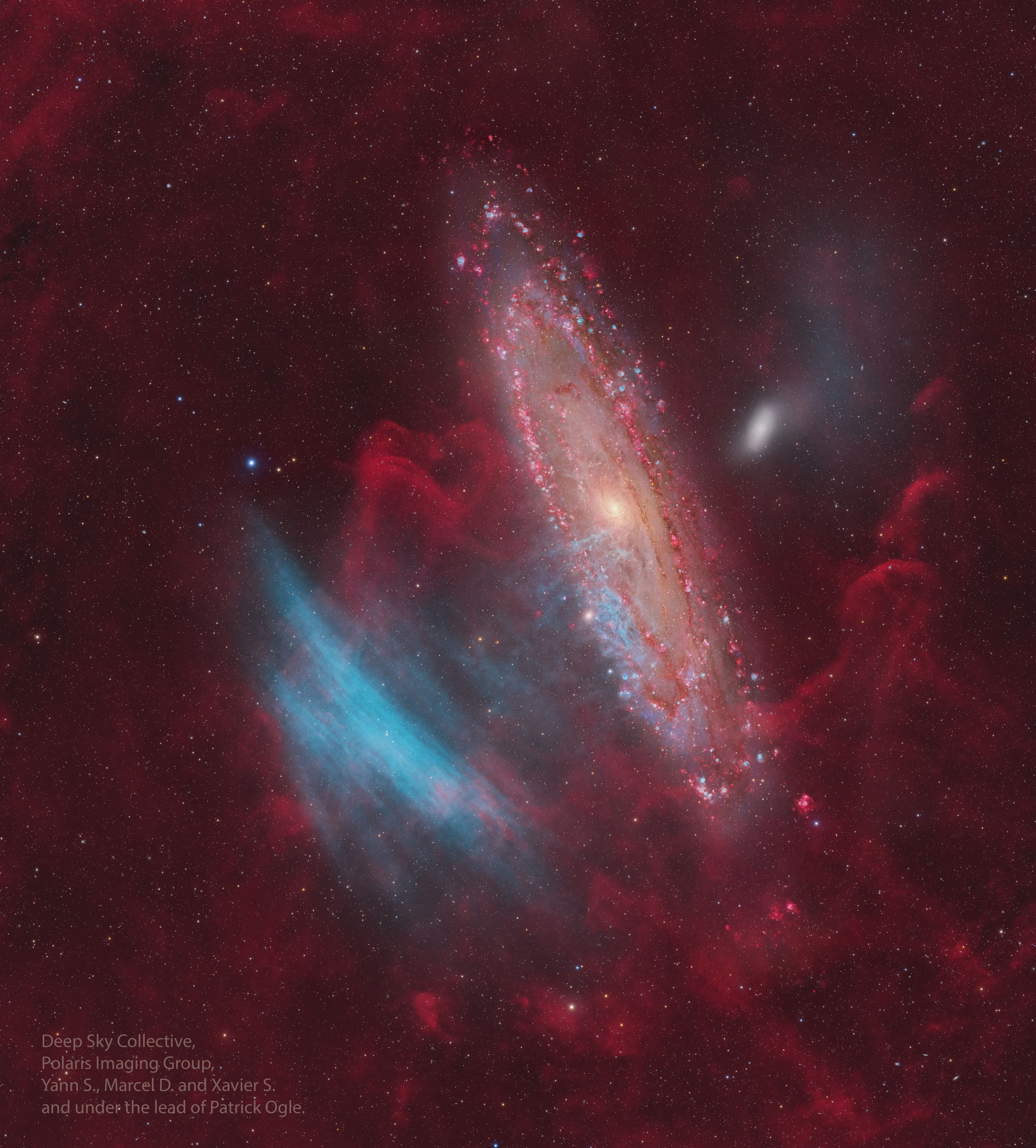 APOD: 2025 August 4 – Blue Arcs Toward Andromeda