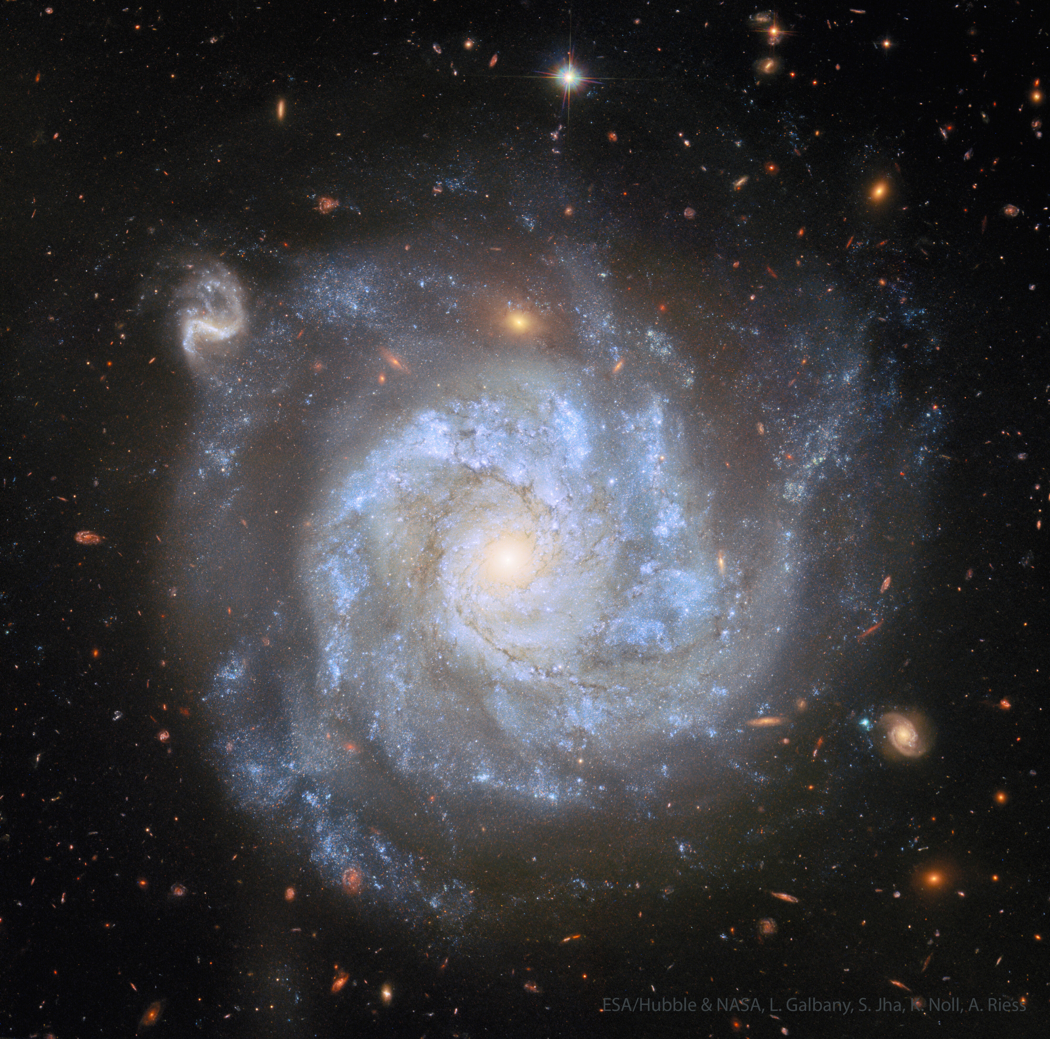 APOD: 2025 August 18 – NGC 1309: A Useful Spiral Galaxy
