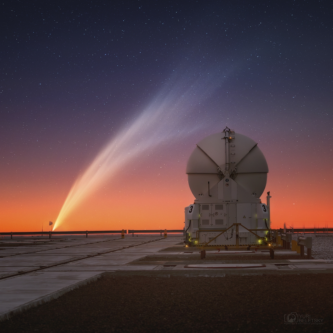 APOD: 2025 January 24 – Comet G3 ATLAS: a Tail and a Telescope