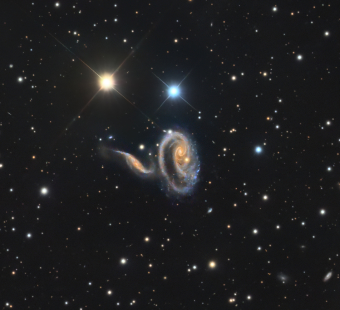 APOD: 2025 January 9 – Peculiar Galaxies of Arp 273