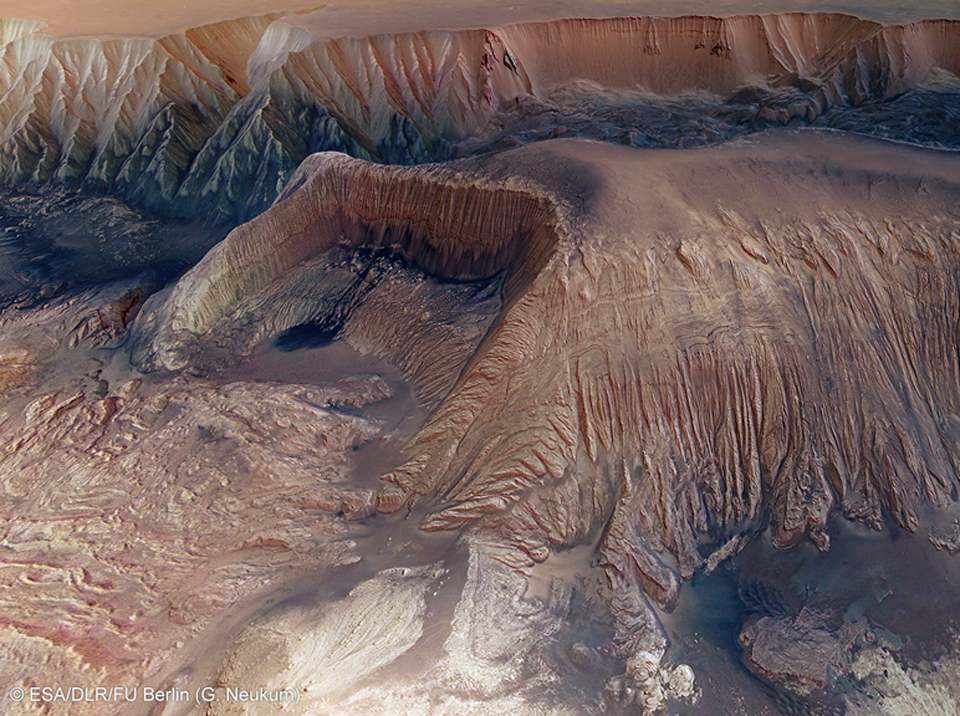 APOD: 2025 July 15 – Collapse in Hebes Chasma on Mars