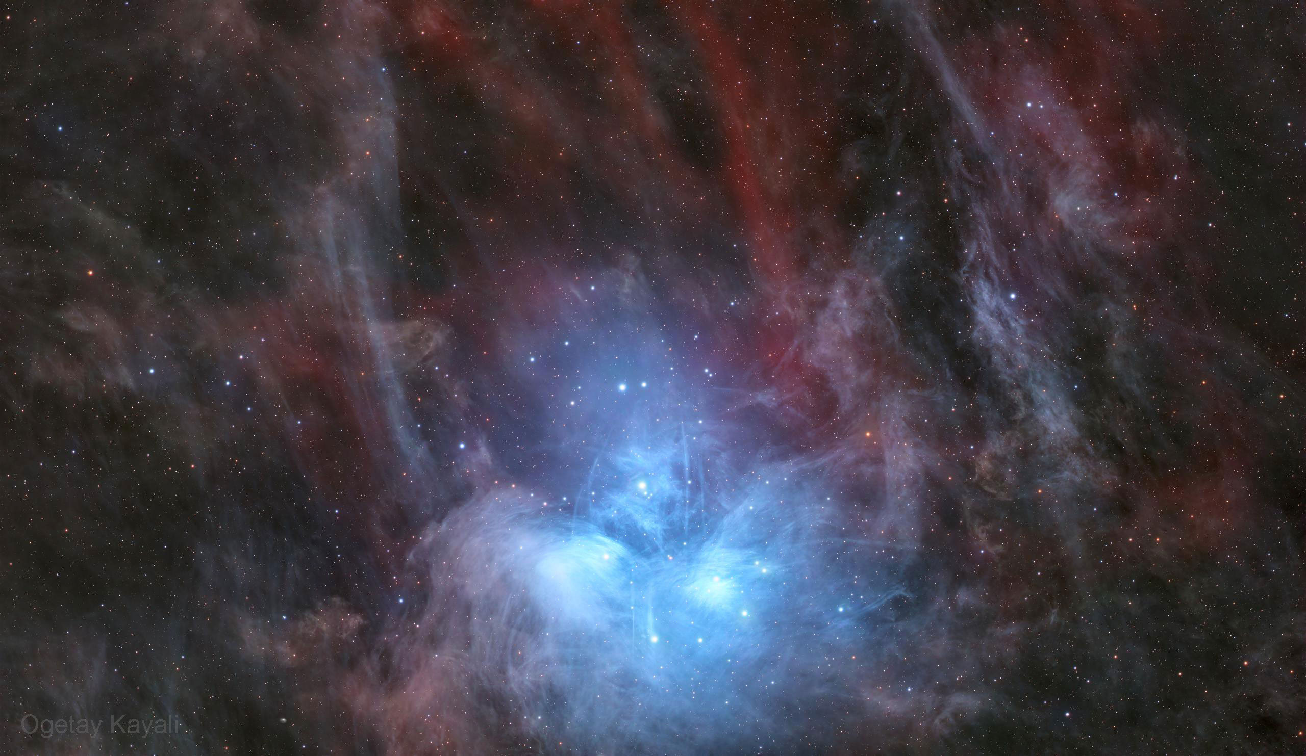 APOD: 2025 July 8 – The Pleiades in Red and Blue