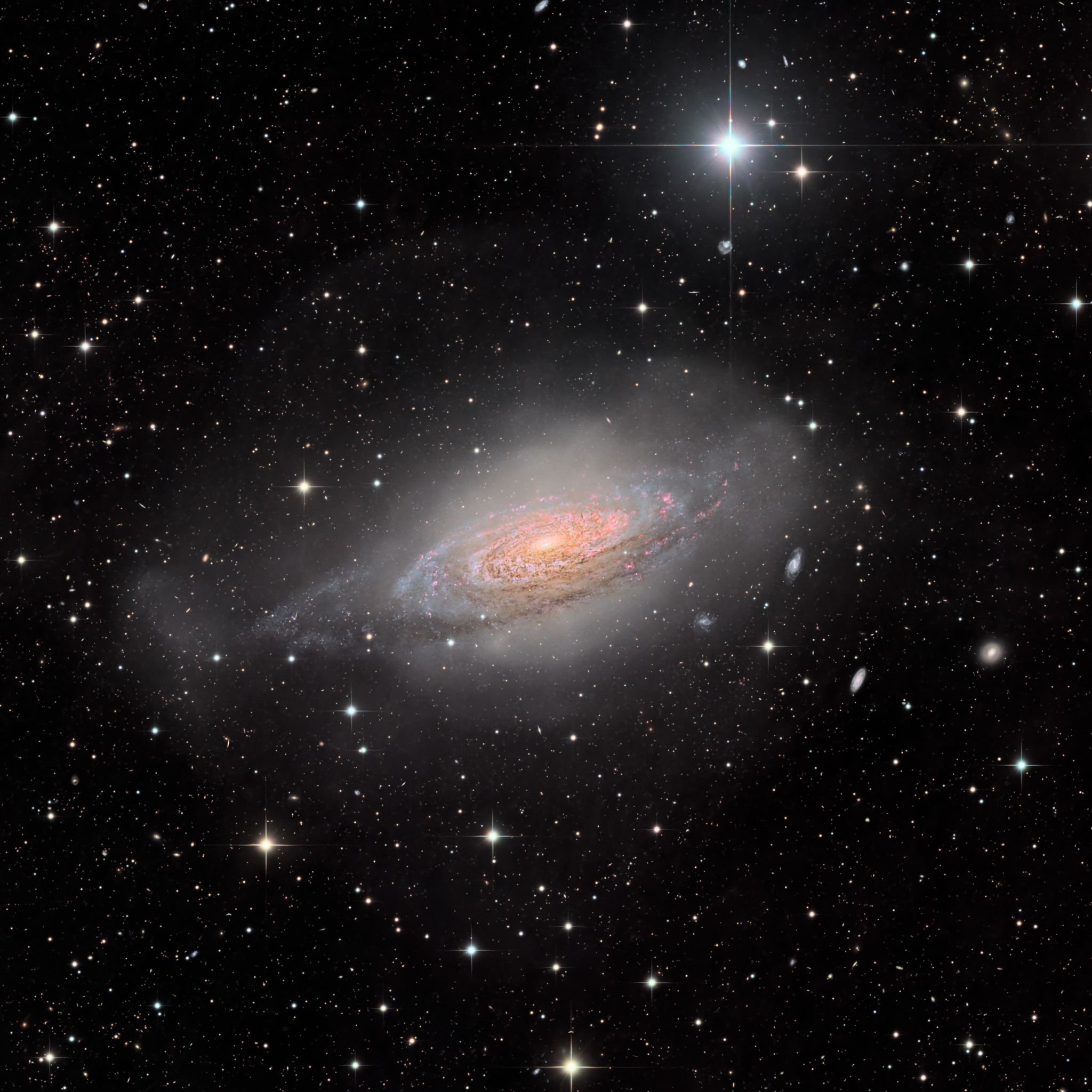 APOD: 2025 June 19 – NGC 3521: Galaxy in a Bubble