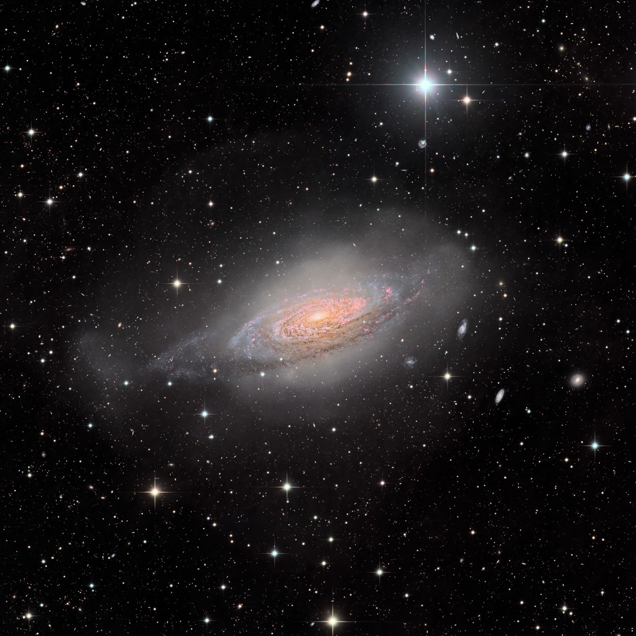 NGC 3521: Galaxy in a Bubble — APOD for 2025-06-19