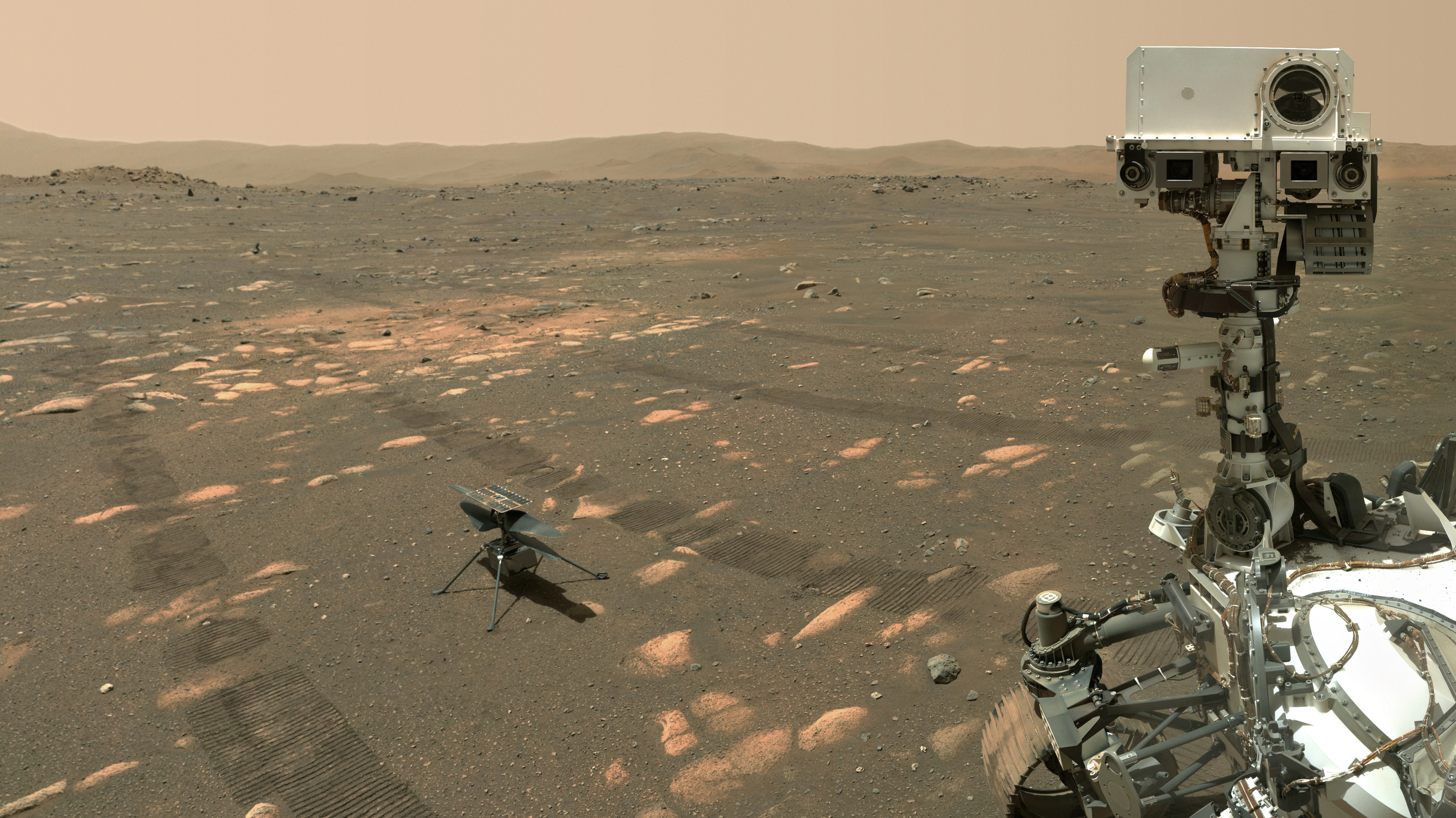 APOD: 2025 June 7 – Perseverance Selfie with Ingenuity