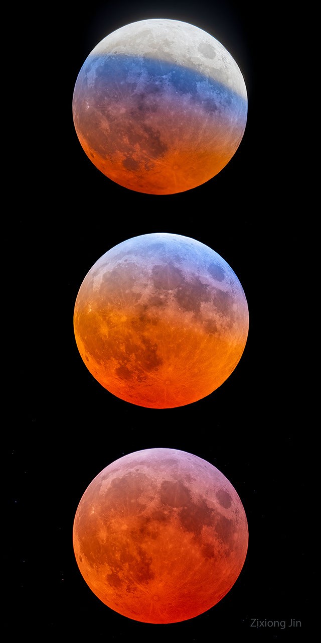 A Blue Banded Blood Moon — APOD for 2025-03-25