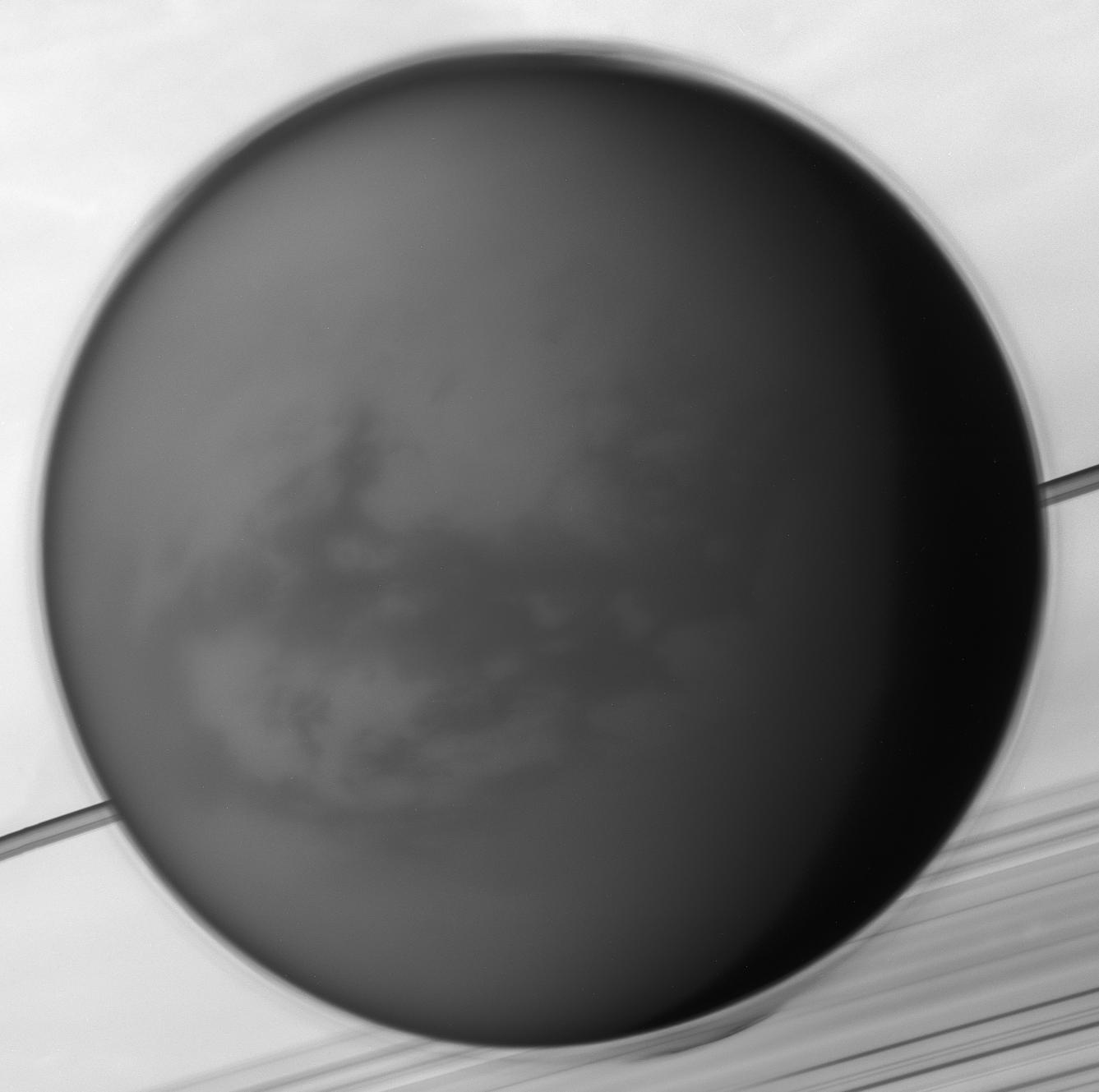 APOD: 2025 May 3 – Titan: Moon over Saturn