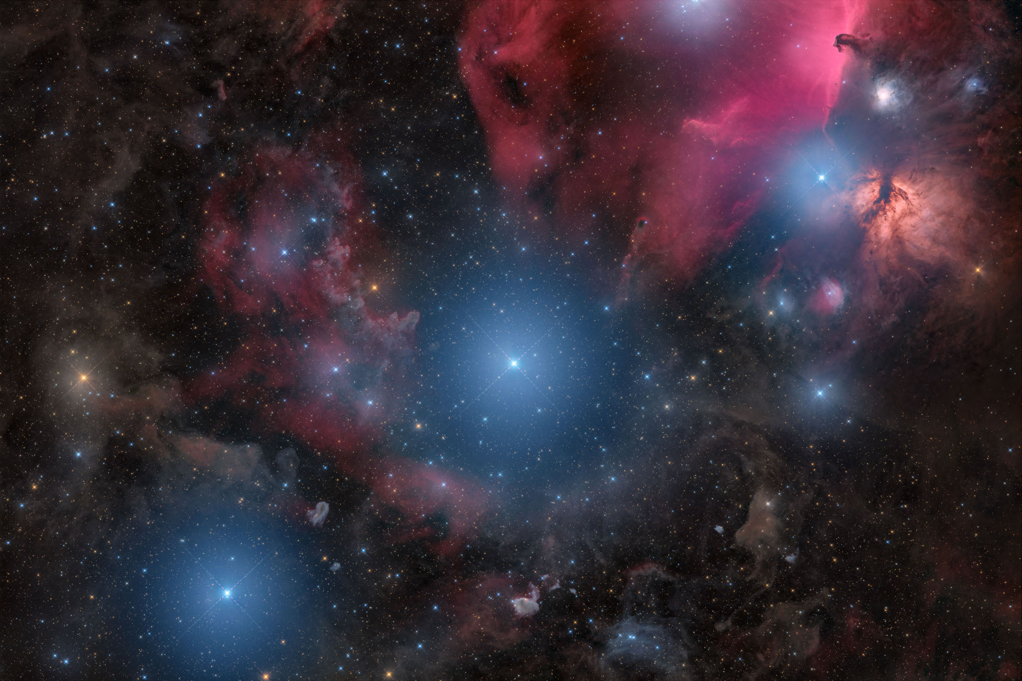APOD: 2025 November 20 – Alnitak, Alnilam, Mintaka