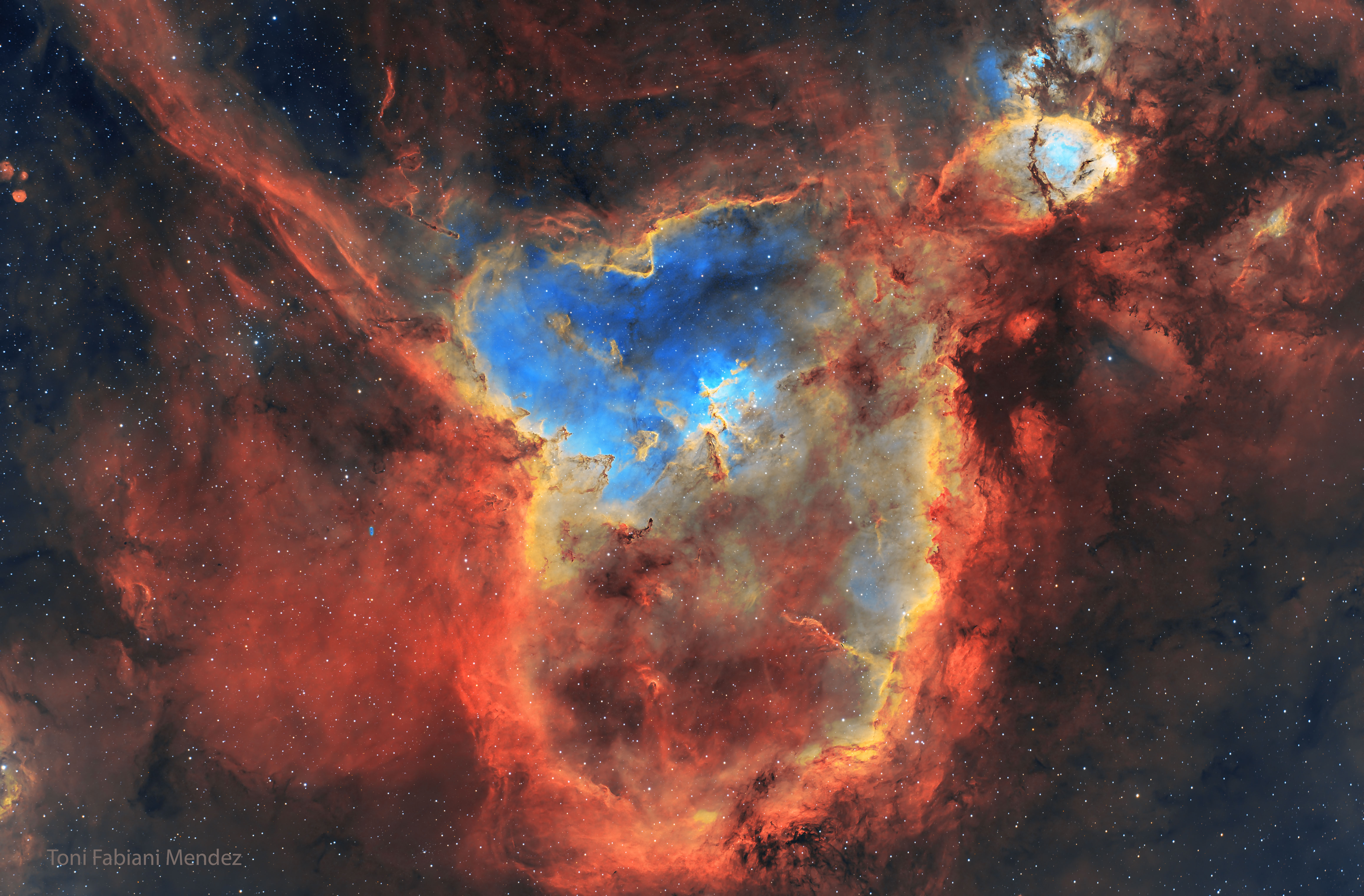 APOD: 2025 October 21 – IC 1805: The Heart Nebula