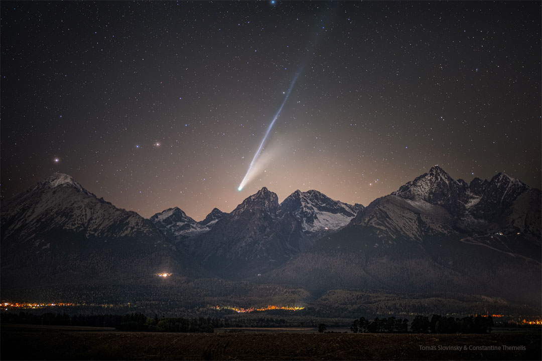 APOD: 2025 October 22 – Comet Lemmon over the High Tatras