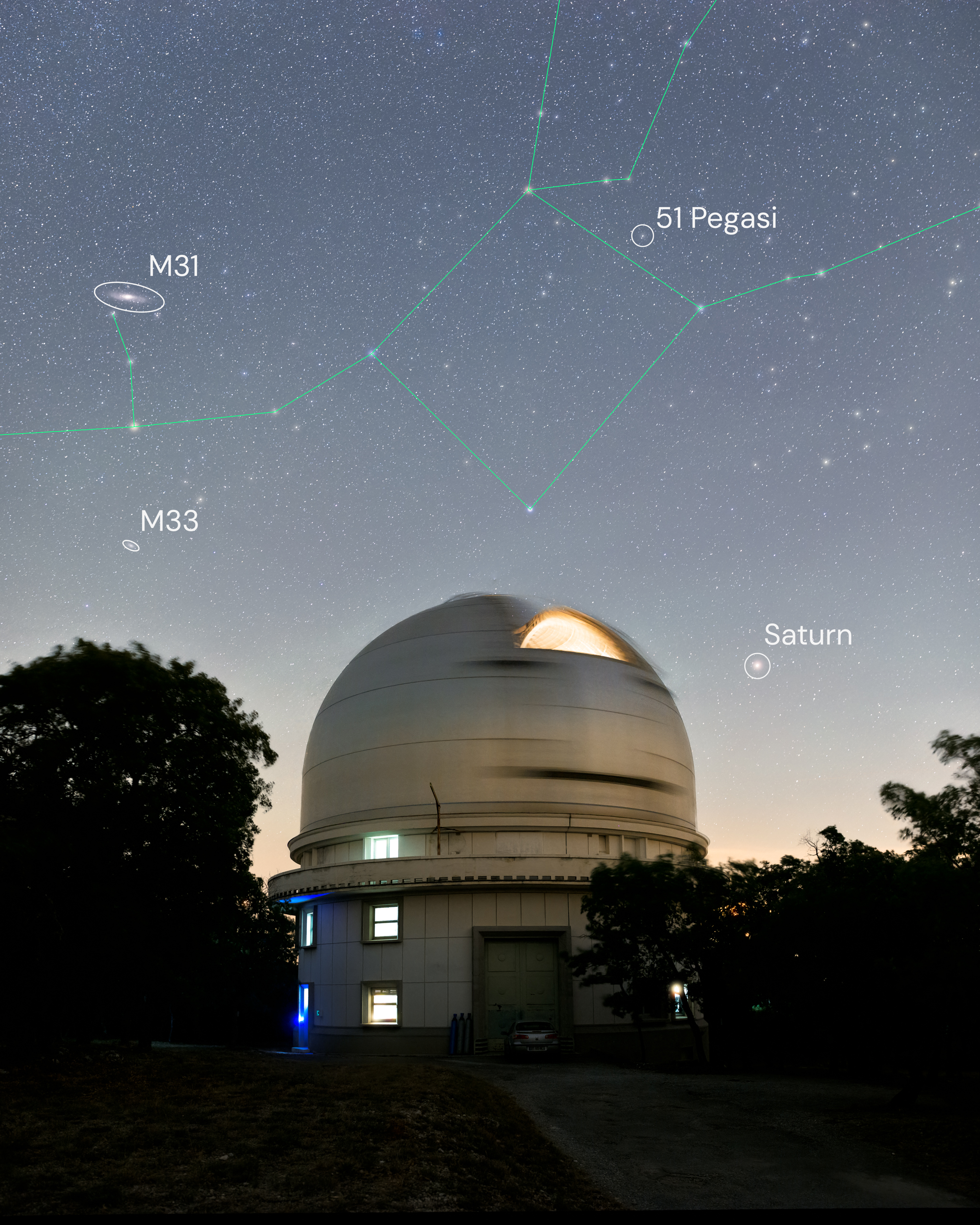 APOD: 2025 October 10 – 50 Light-years to 51 Pegasi