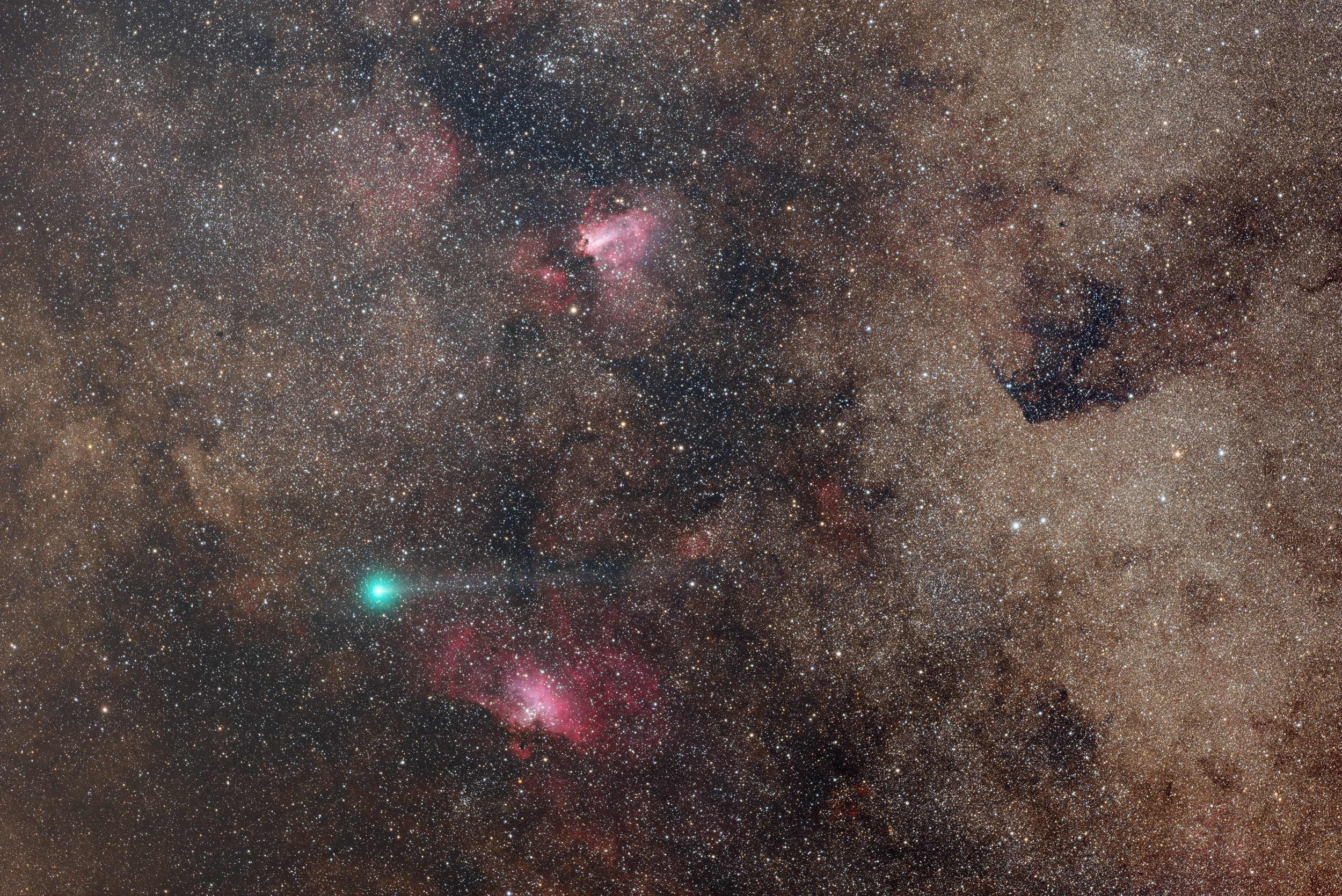 APOD: 2025 October 23 – SWAN, Swan, Eagle